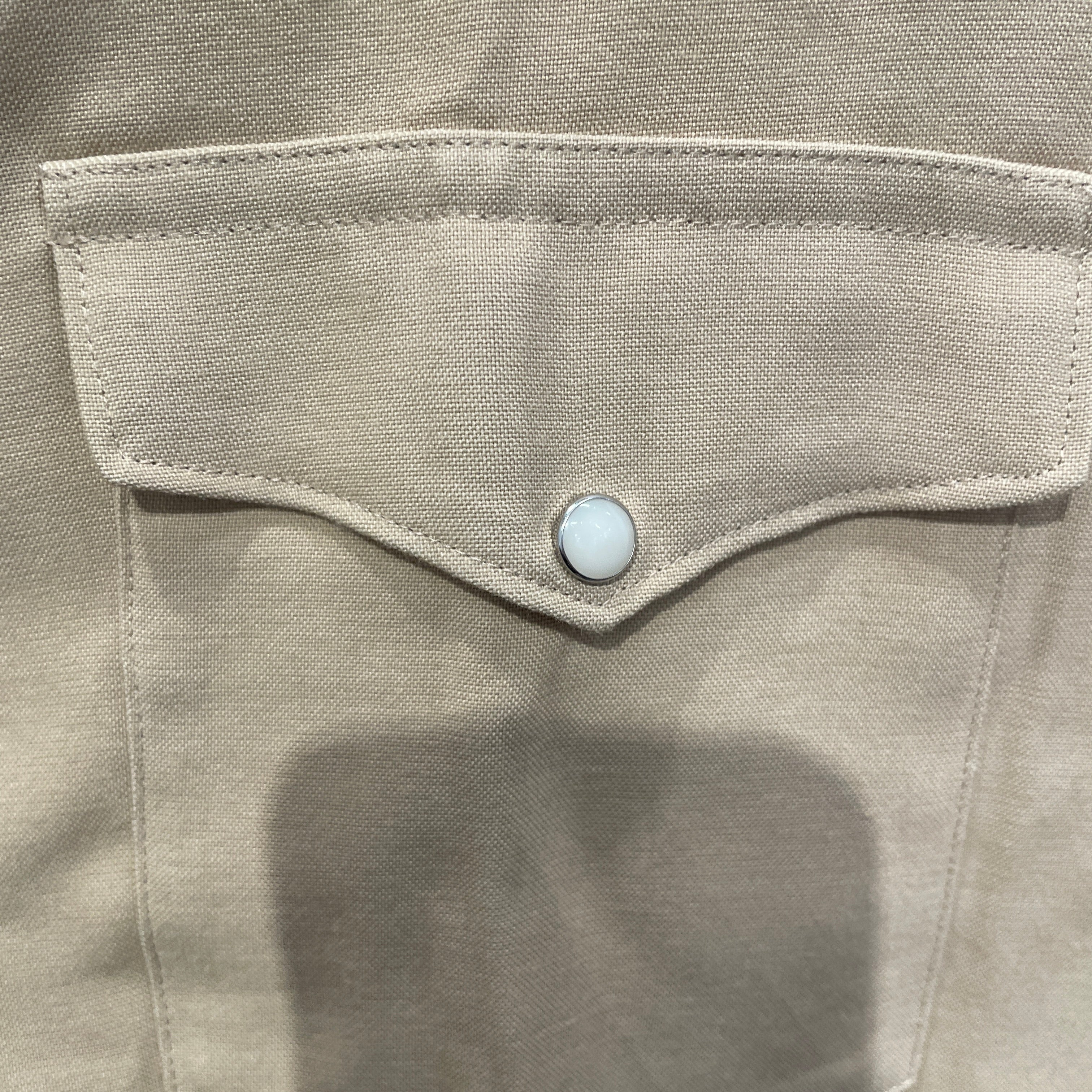 visvim/LS Shirt/2/Rayon/KHK/Western/western "visvim district" view 6