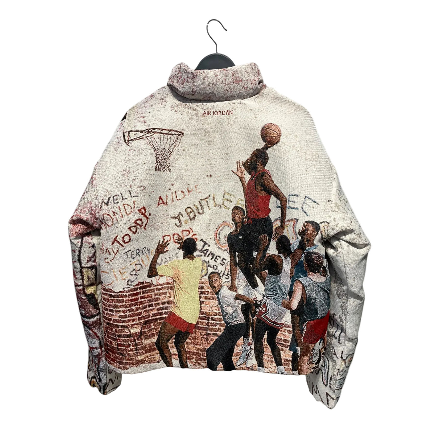 JORDAN BRAND/Puffer Jkt/M/Cotton/BRD/All Over Print/Graffiti view 2