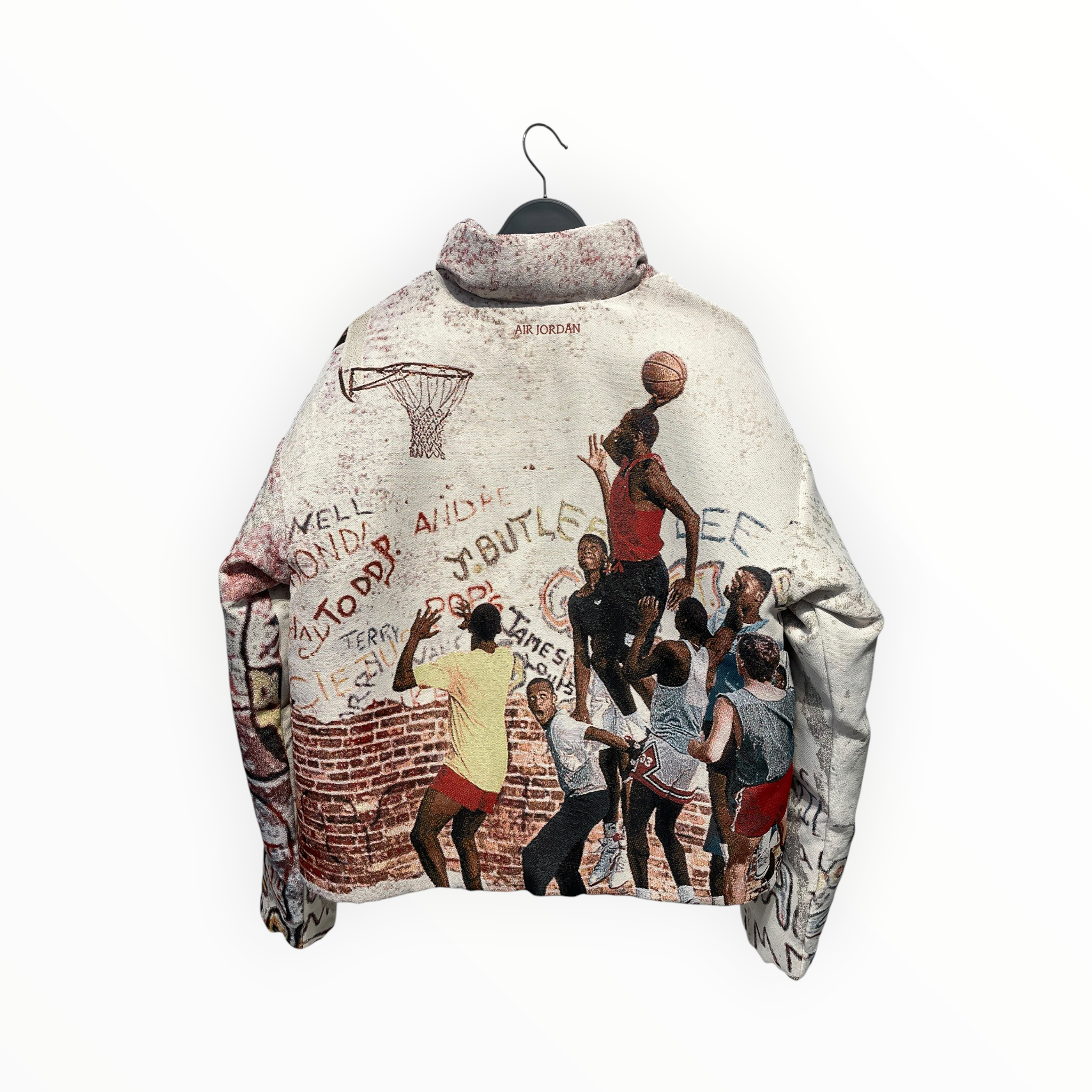 JORDAN BRAND/Puffer Jkt/M/Cotton/BRD/All Over Print/Graffiti view 2