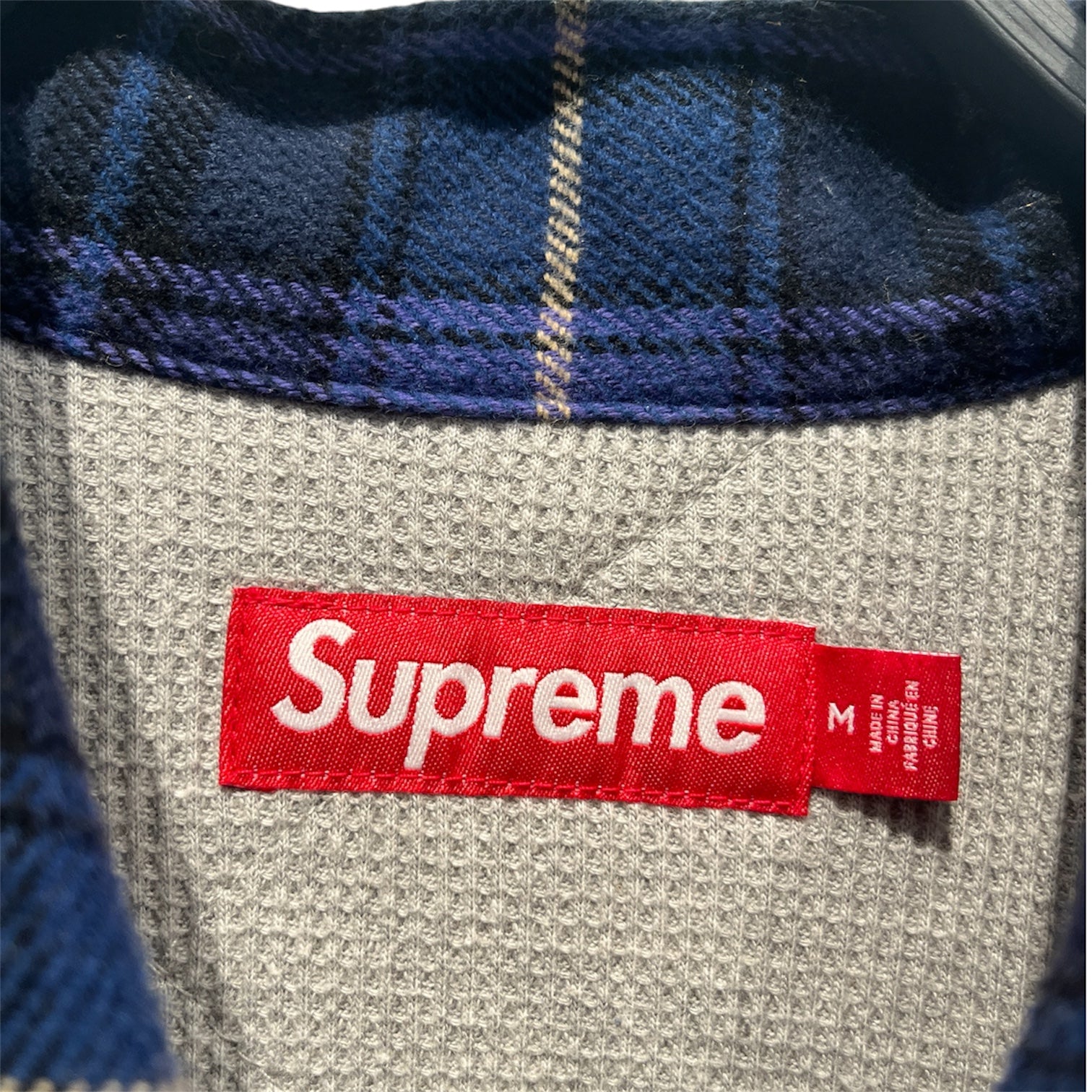 Supreme/Jacket/M/Cotton/IDG/Plaid/ view 3