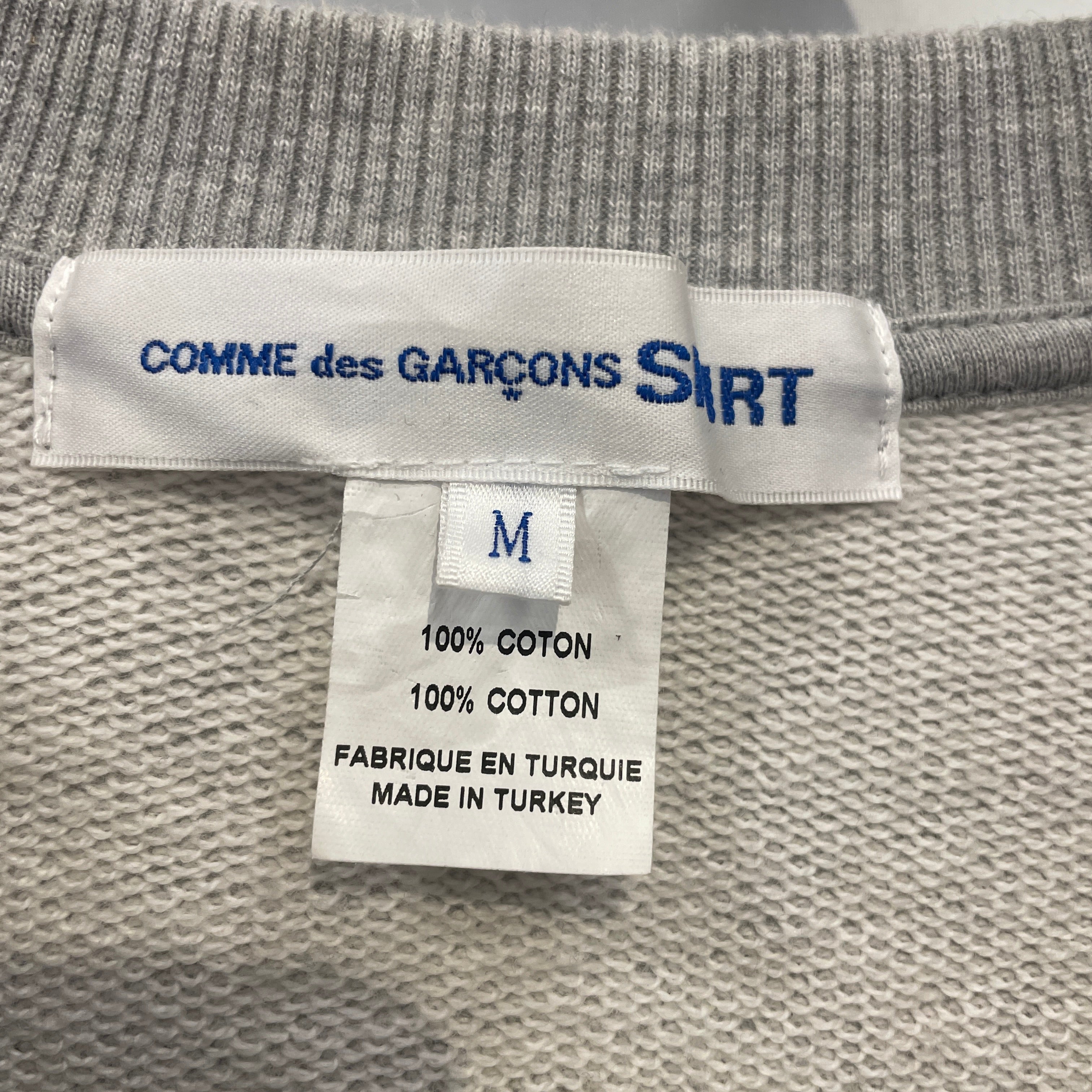 COMME des GARCONS SHIRT/Sweatshirt/M/Cotton/GRY/"Ruled by Passions" view 3