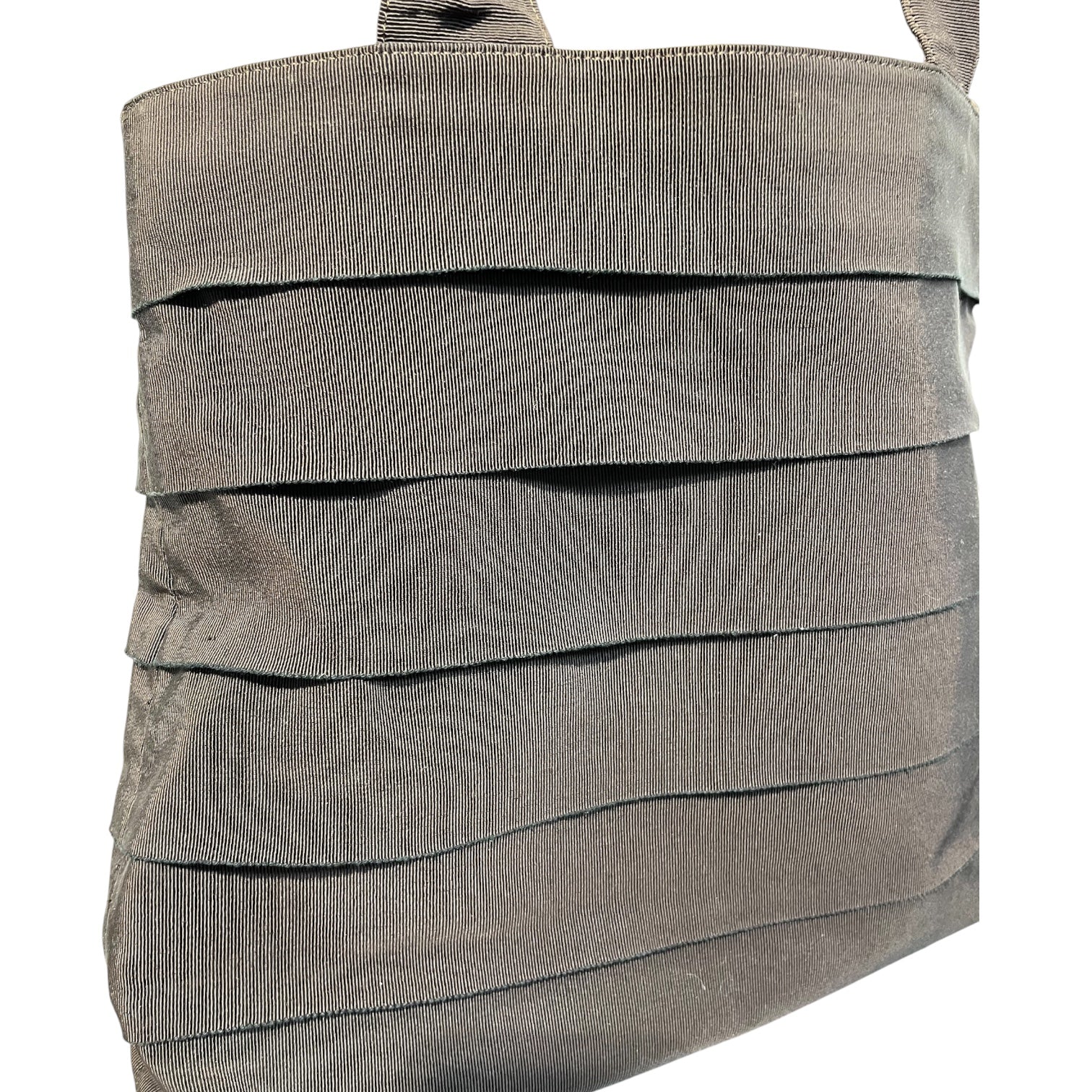 Salvatore Ferragamo/Tote Bag/Cotton/BRW/TIERED GROSGRAIN view 3
