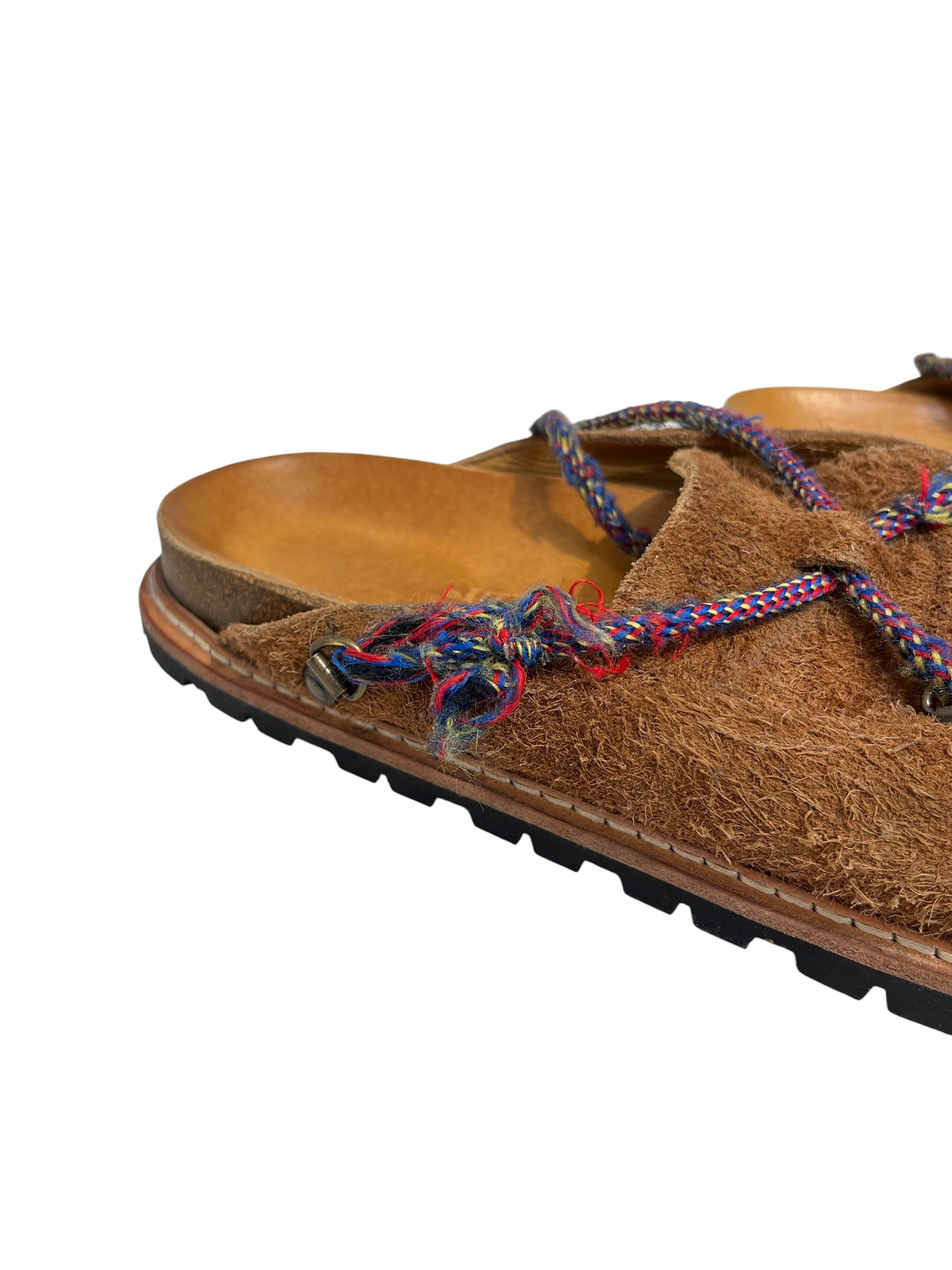 FUGAZI/Sandals/US 13/Suede/CML/TIBET MULES view 4