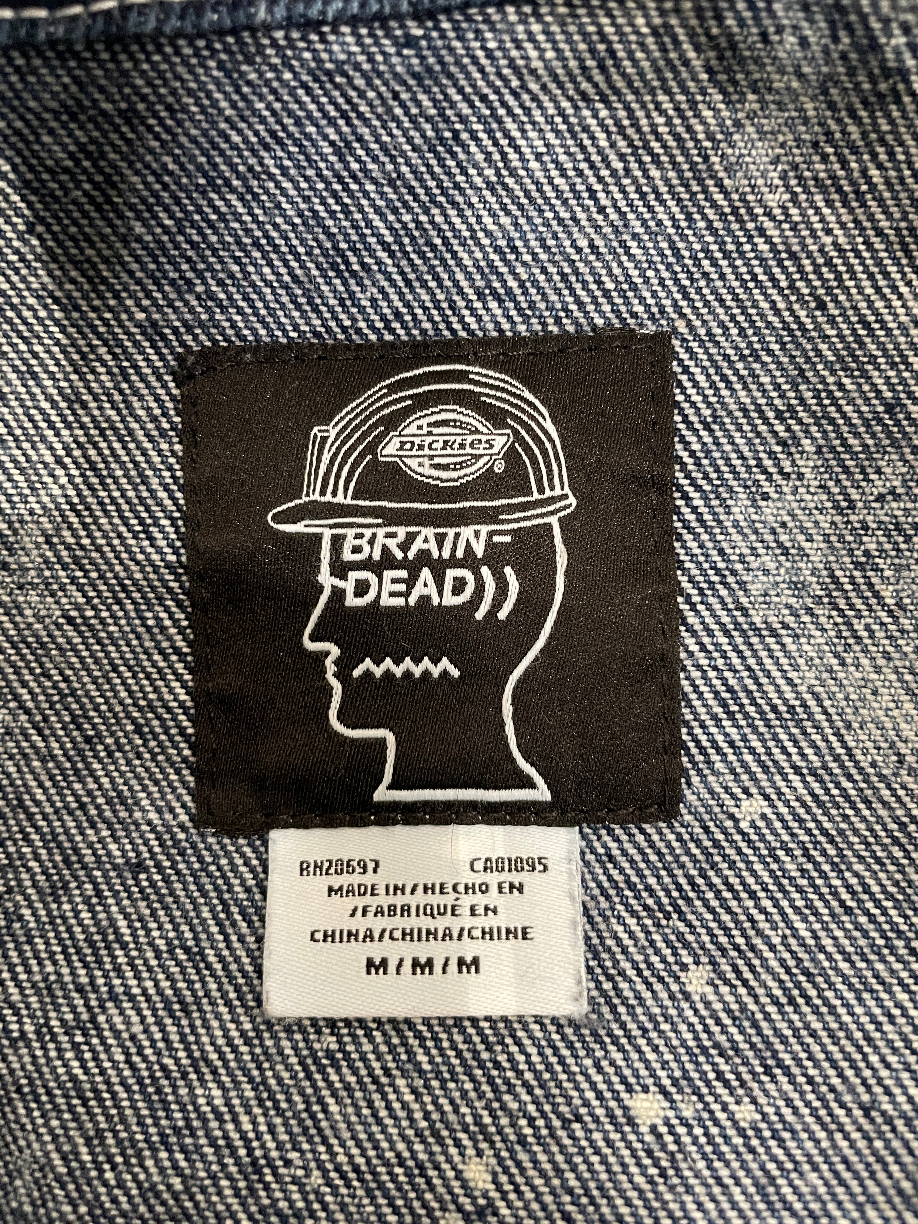 Brain Dead/DICKIES/Jacket/M/Cotton/IDG/Graphic/GARDENING JACKET view 3