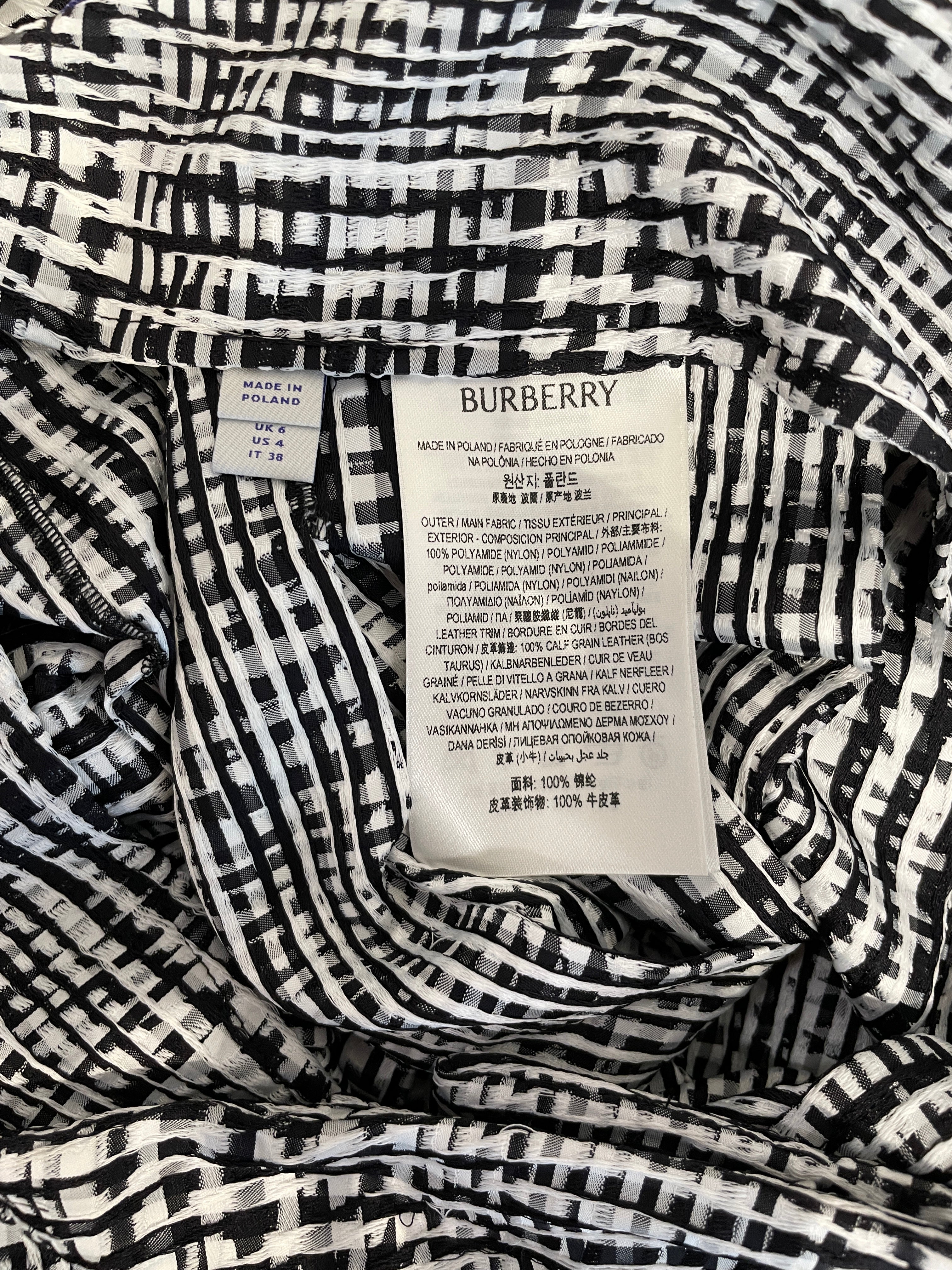 BURBERRY/Skirt/4/All Over Print/Nylon/MLT/ view 4