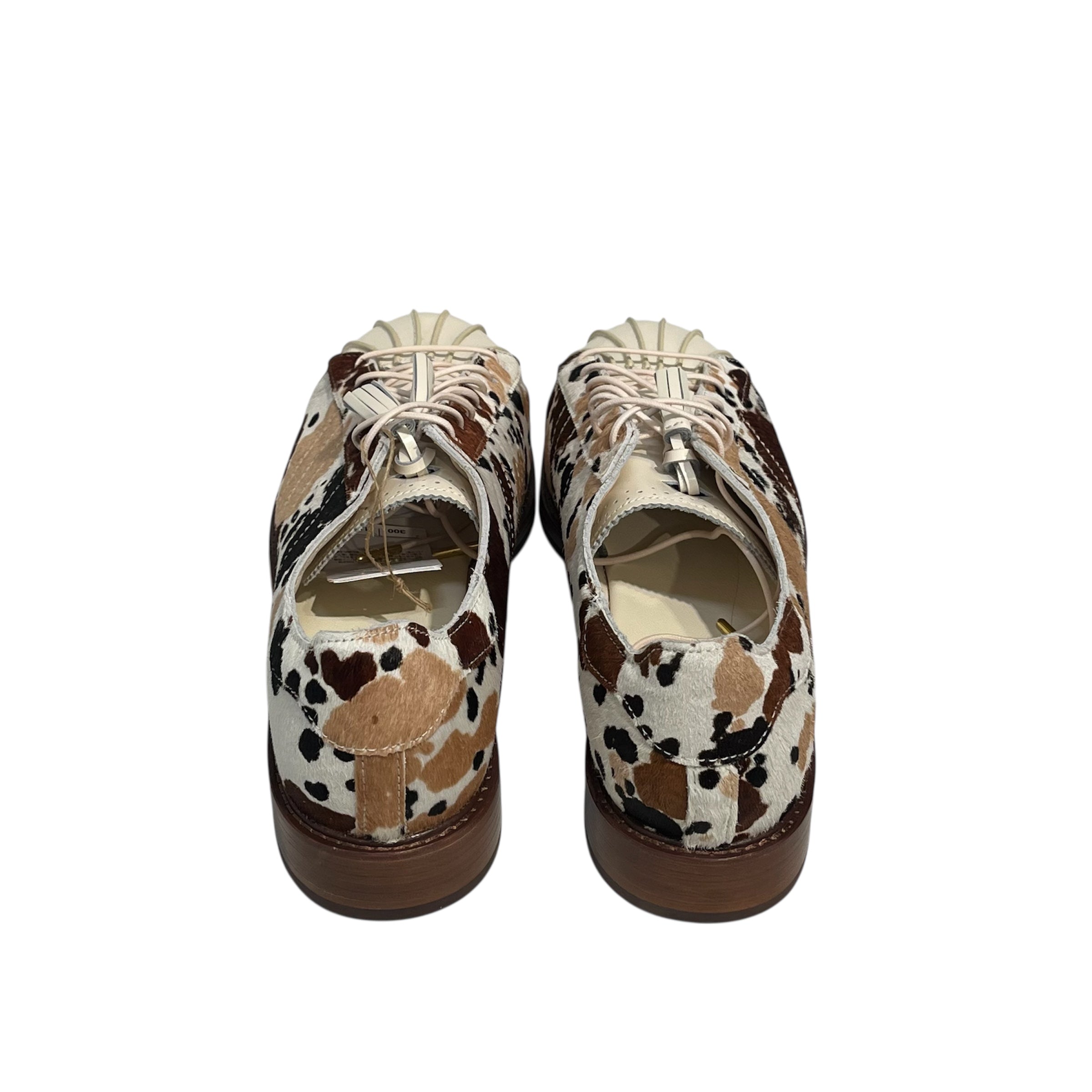 adidas/Dress Shoes/US 12/Animal Pattern/Fur/BRW/CLOT DYED COW FUR TASSLE LACES view 3