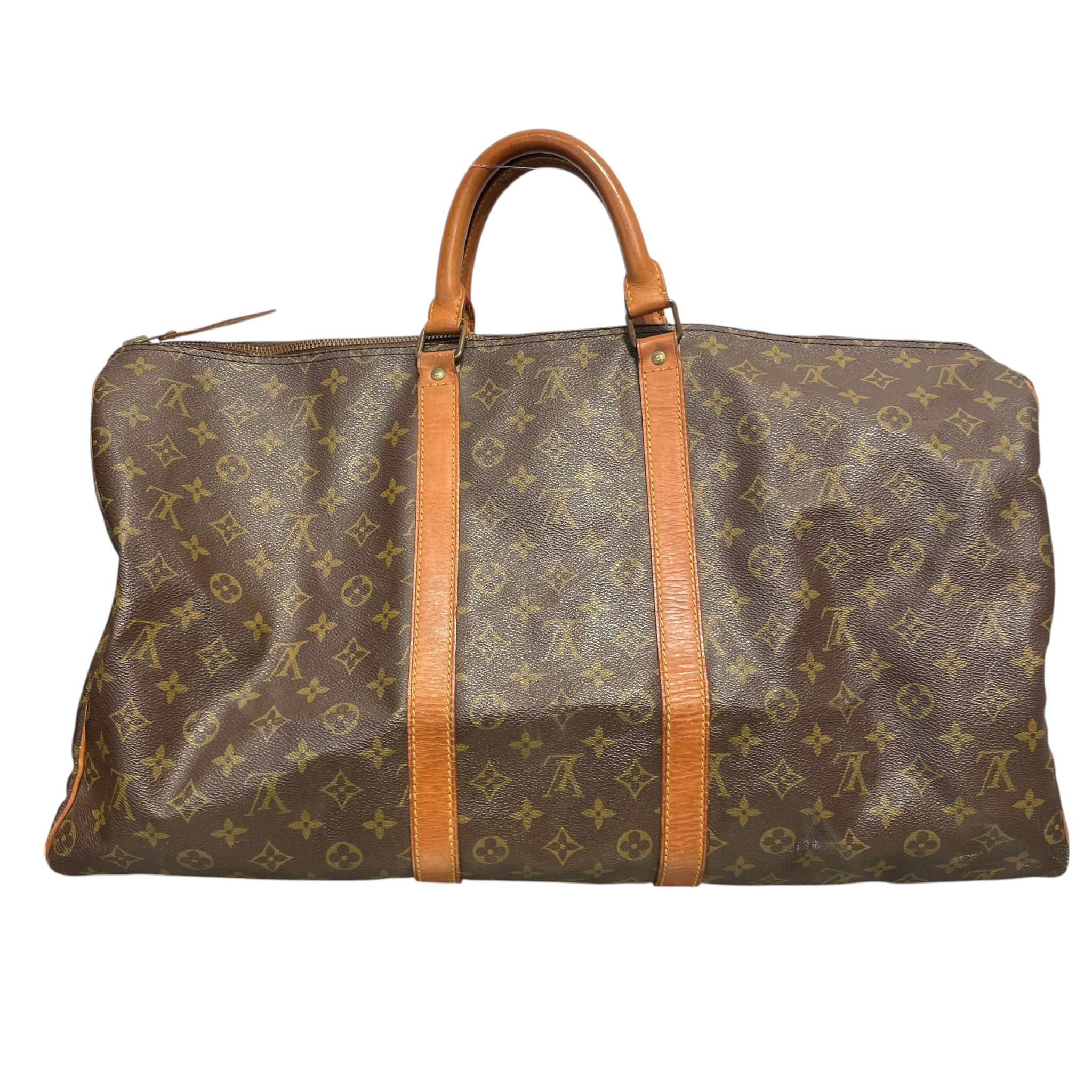 LOUIS VUITTON/Luggage/Monogram/Leather/BRW/keepall 50 view 1