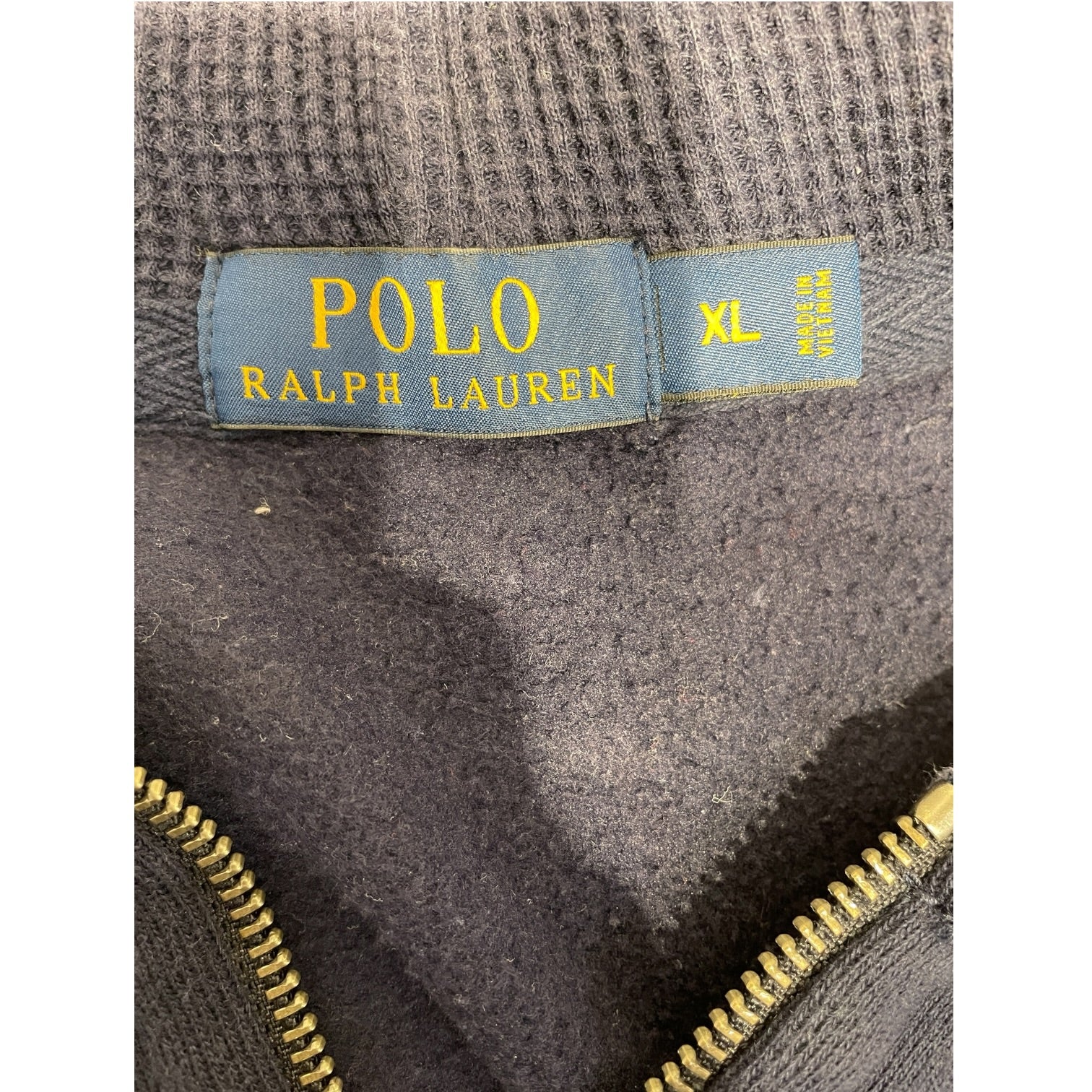 POLO RALPH LAUREN/Hoodie/XL/Cotton/NVY/YLW  PONY view 3