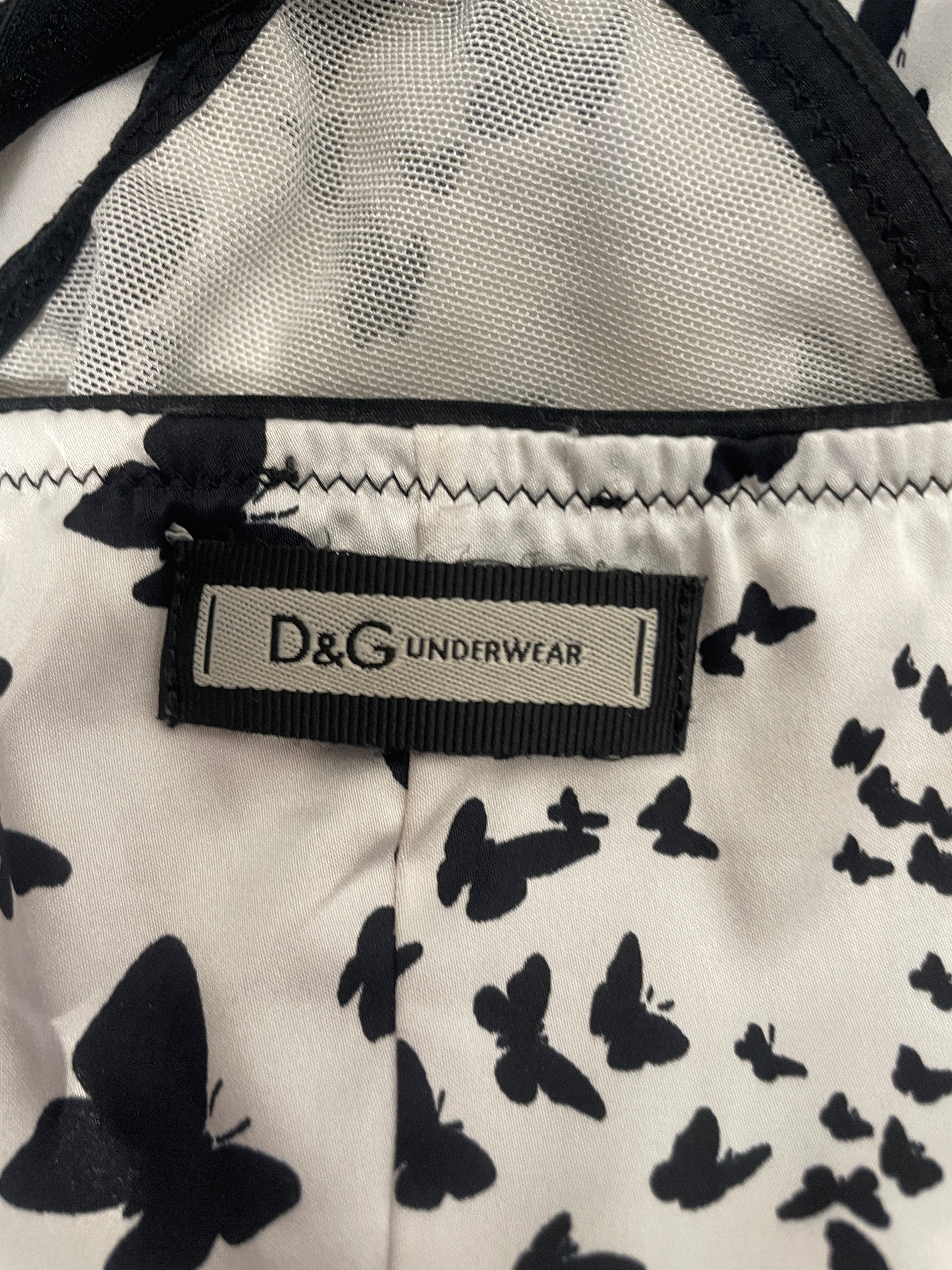 D&G/Camisole/S/Graphic/Polyester/WHT/BUTTERFLY view 4