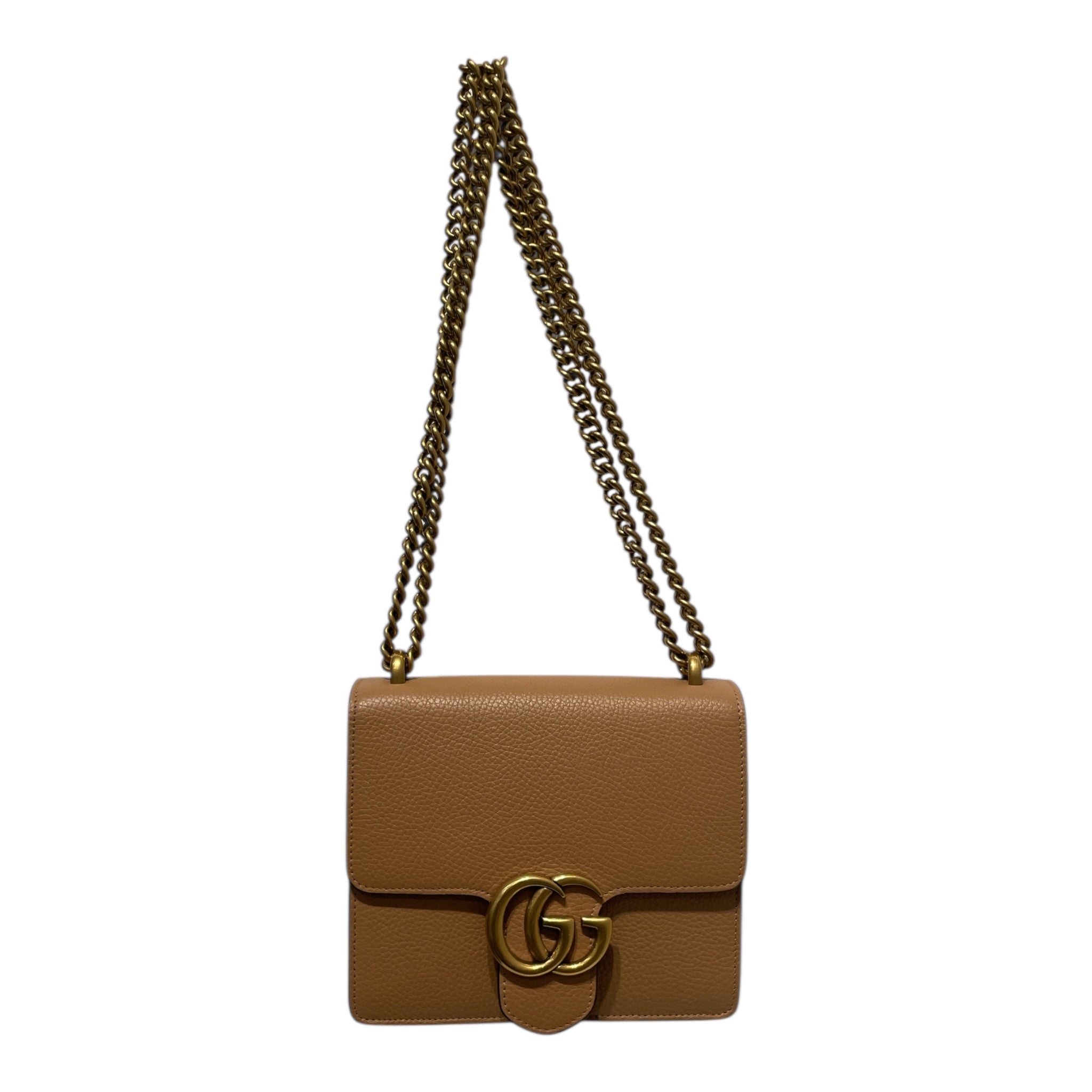 GUCCI/Cross Body Bag/Leather/CRM/MARMONT view 1