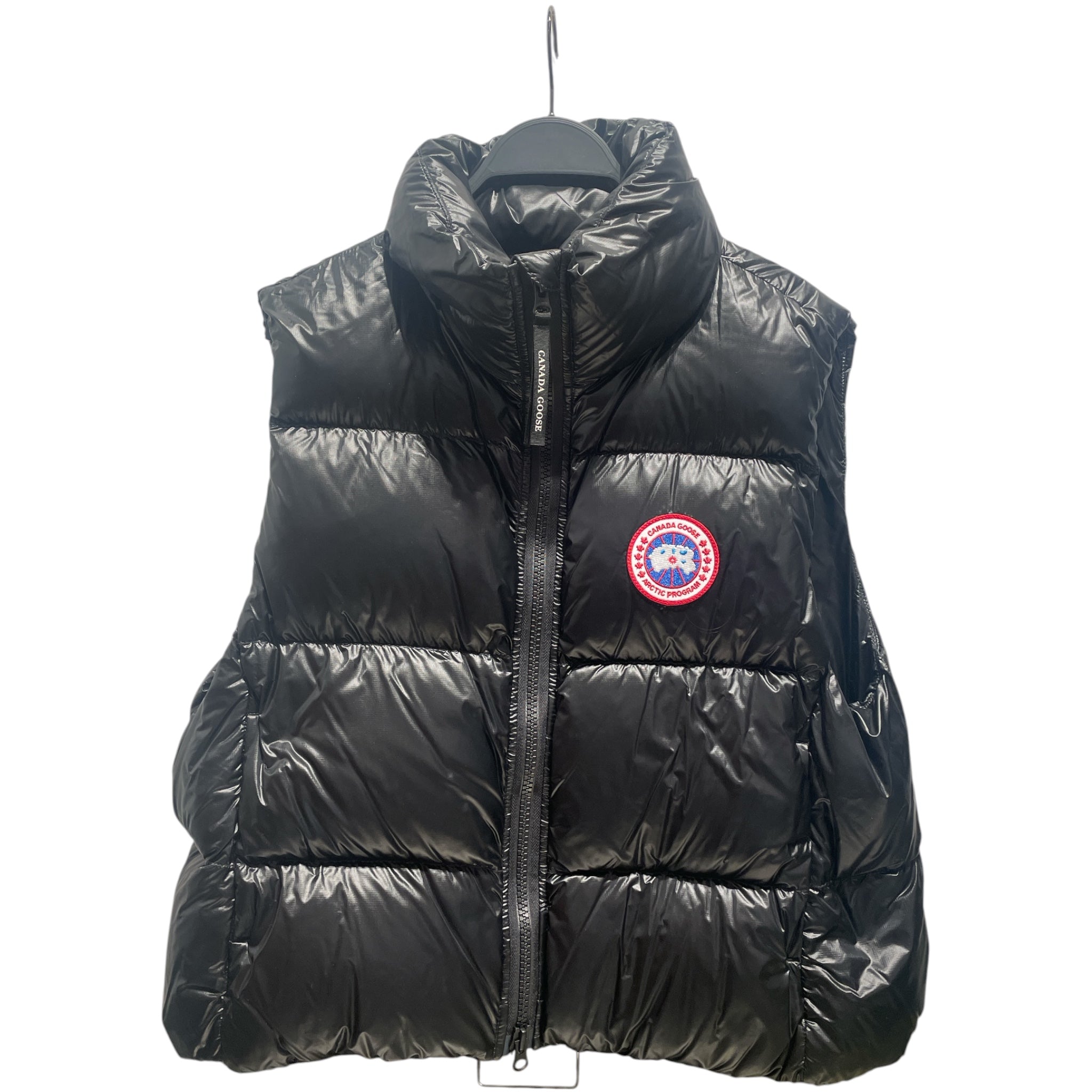 CANADA GOOSE/Puffer Vest/XS/Nylon/BLK/SHINY BLK PUFFER view 1