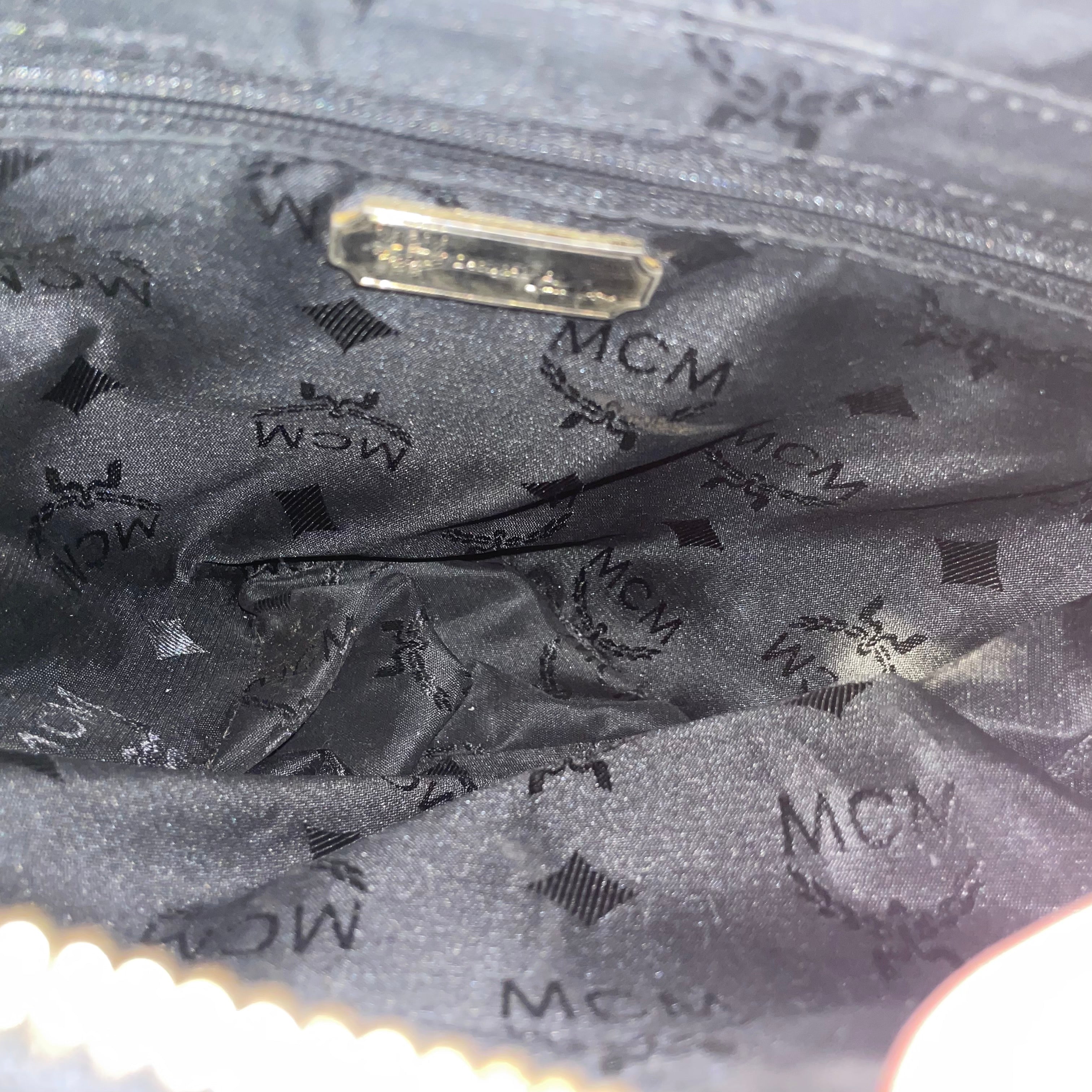 MCM/Hand Bag/Monogram/Leather/BLK/ view 4
