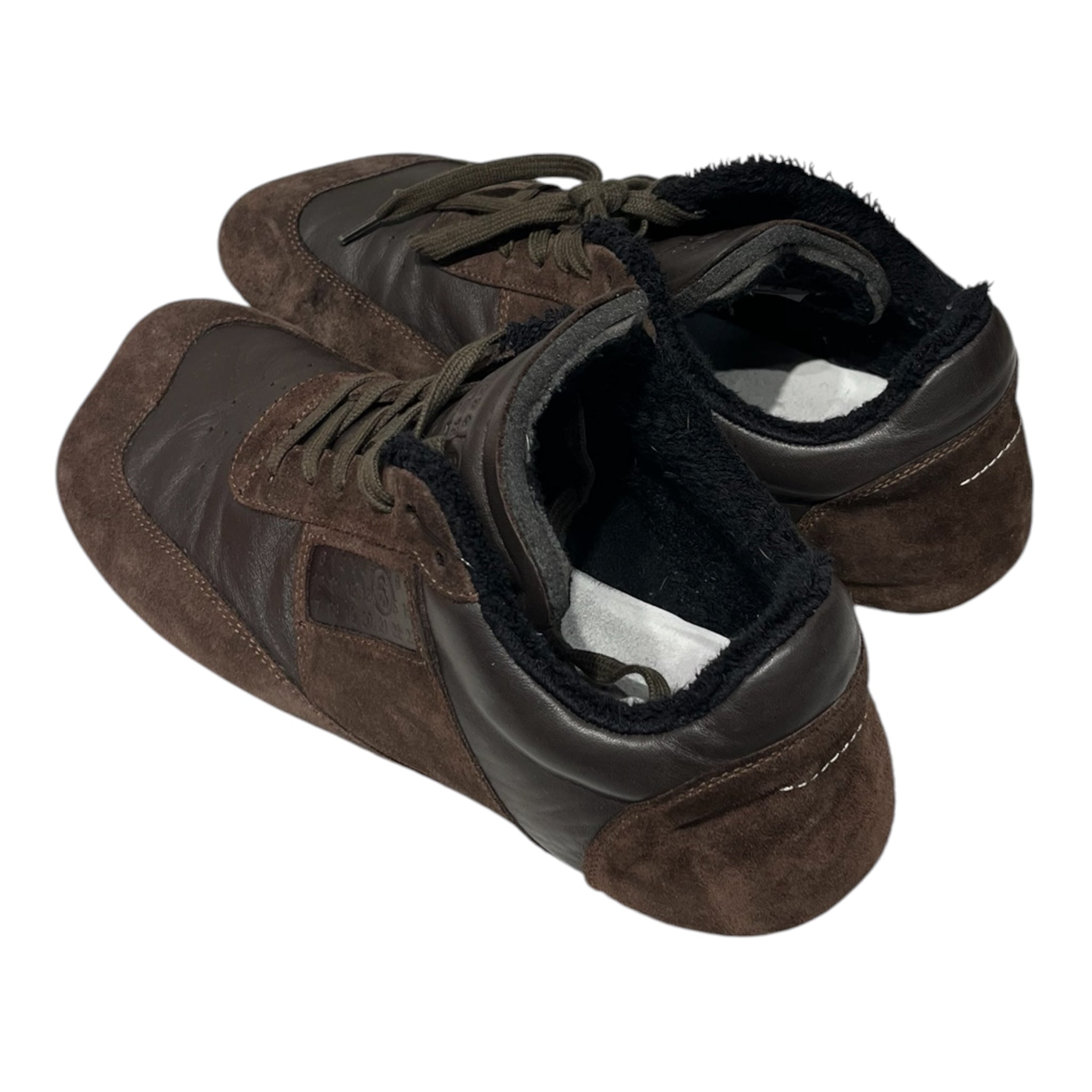 Maison Margiela/Low-Sneakers/EU 45/Suede/BRW/LOW SNEAKER / CURVE TOE view 2