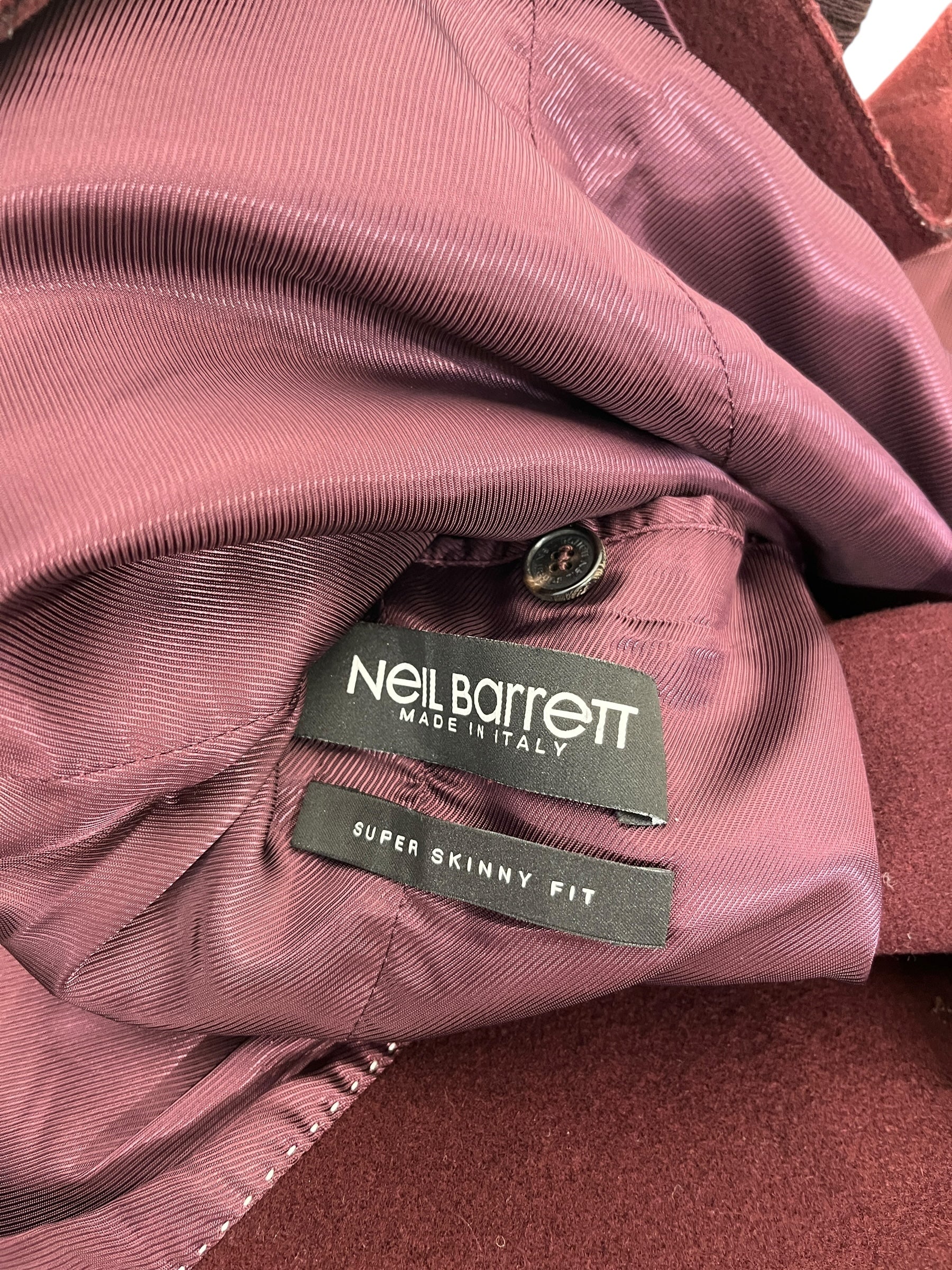 NEIL BARRETT/Tailored Jkt/48/Polyester/BRD/WOOL SLEEVES view 3