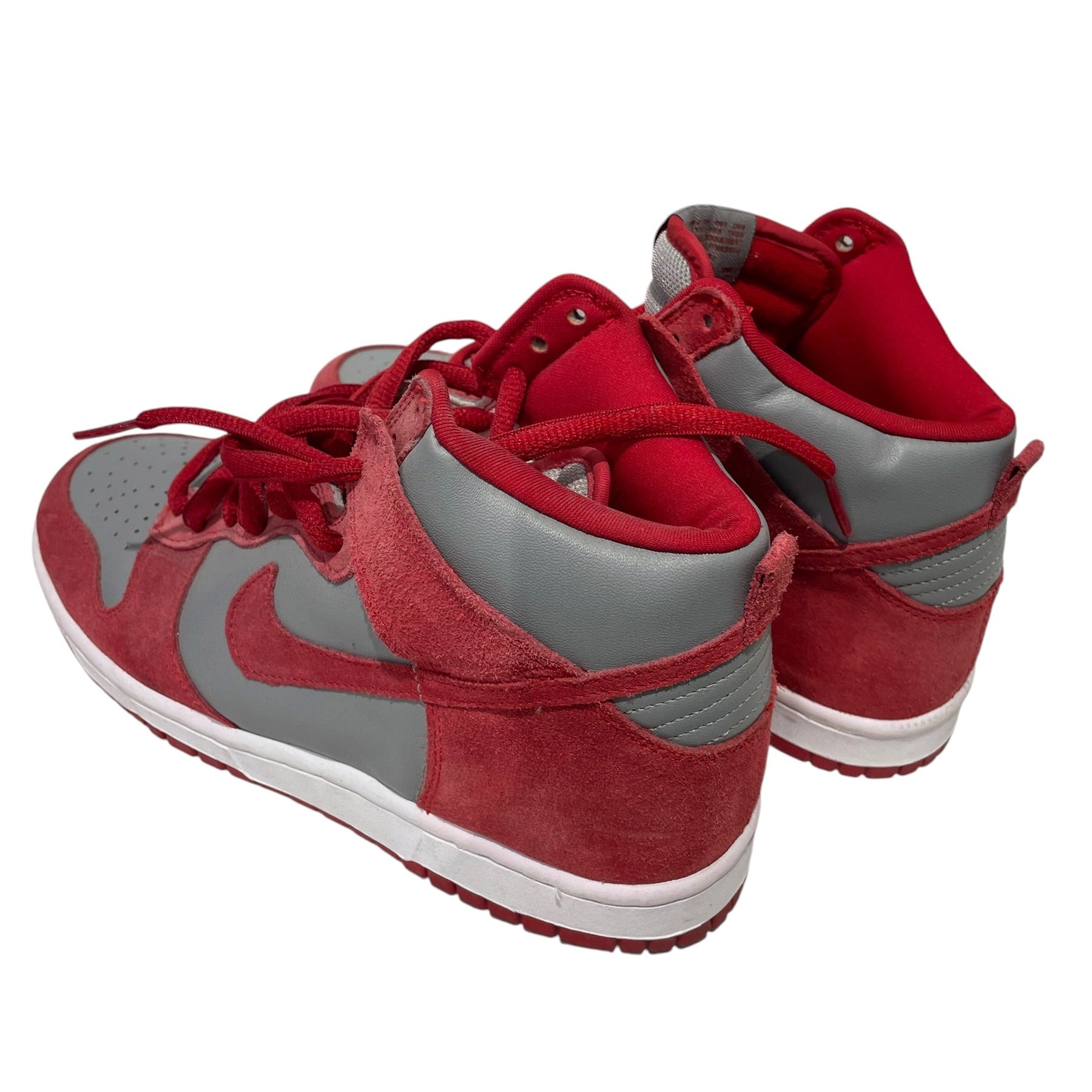 NIKE/DUNK RETRO QS/Hi-Sneakers/US 8/Suede/RED/850477-001 view 2