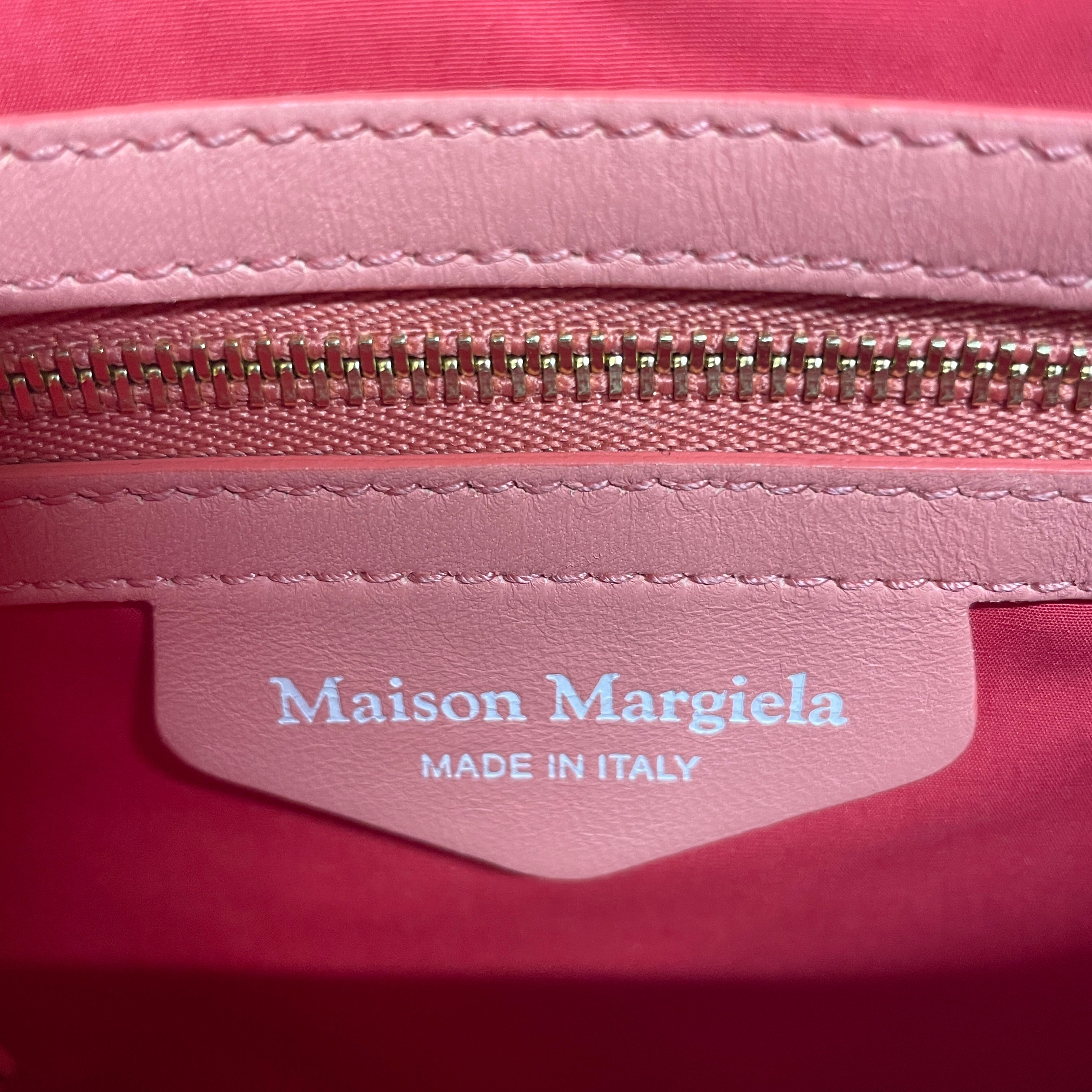 Maison Margiela/Hand Bag/Leather/PNK/WHT LOGO ON FRONT view 5