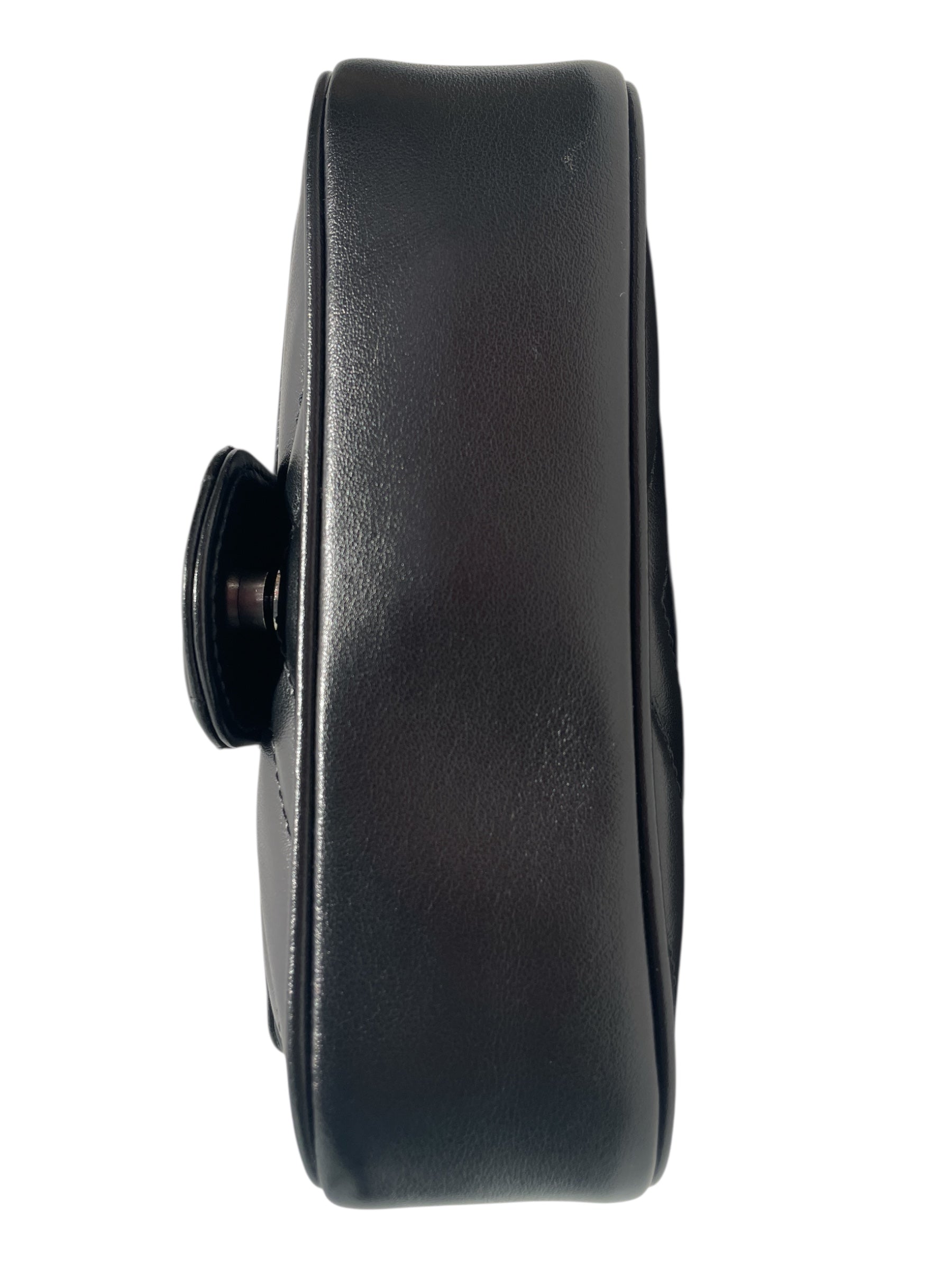 GUCCI/Cross Body Bag/Leather/BLK/Marmont Flap Mini Bag view 9