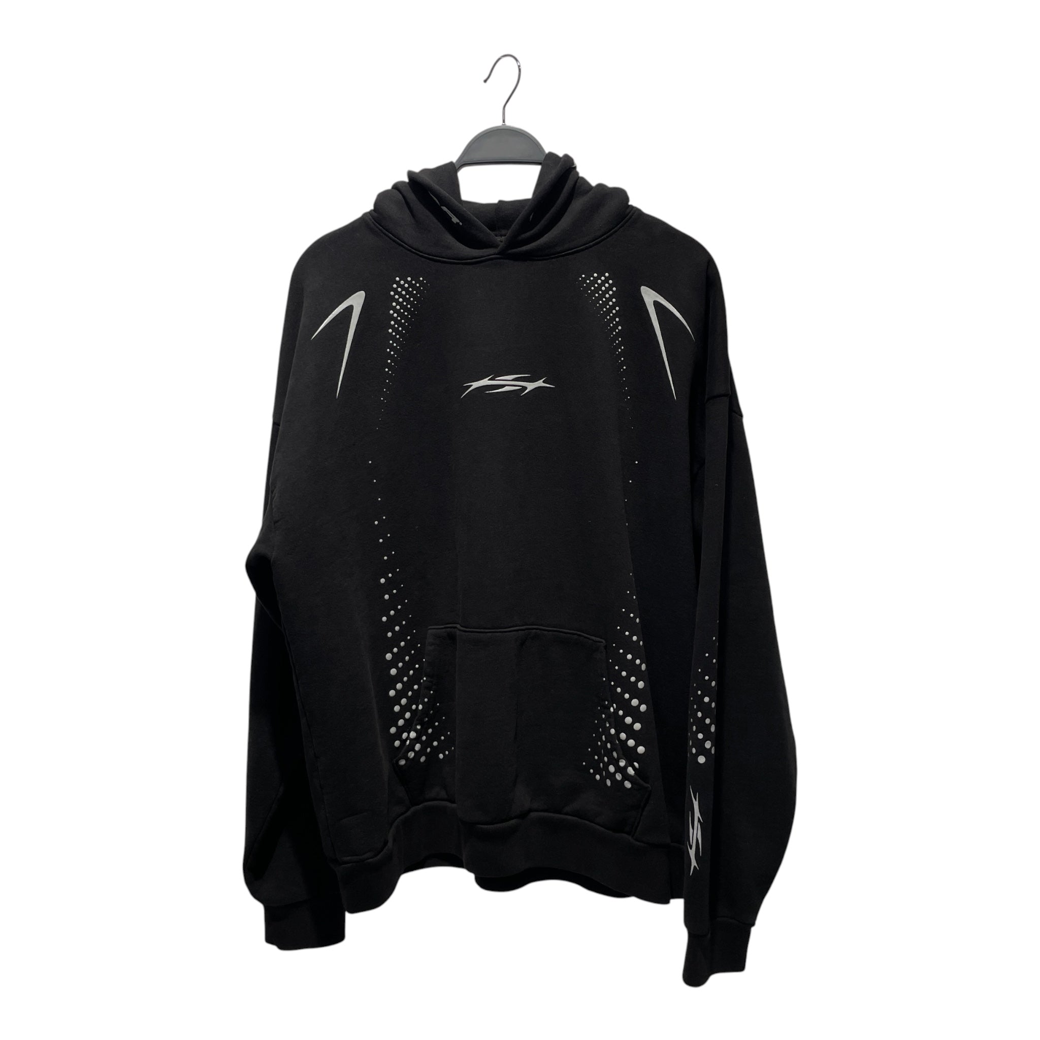 HELLSTAR/Hoodie/XL/Graphic/Cotton/BLK/P2P Hoodie view 1