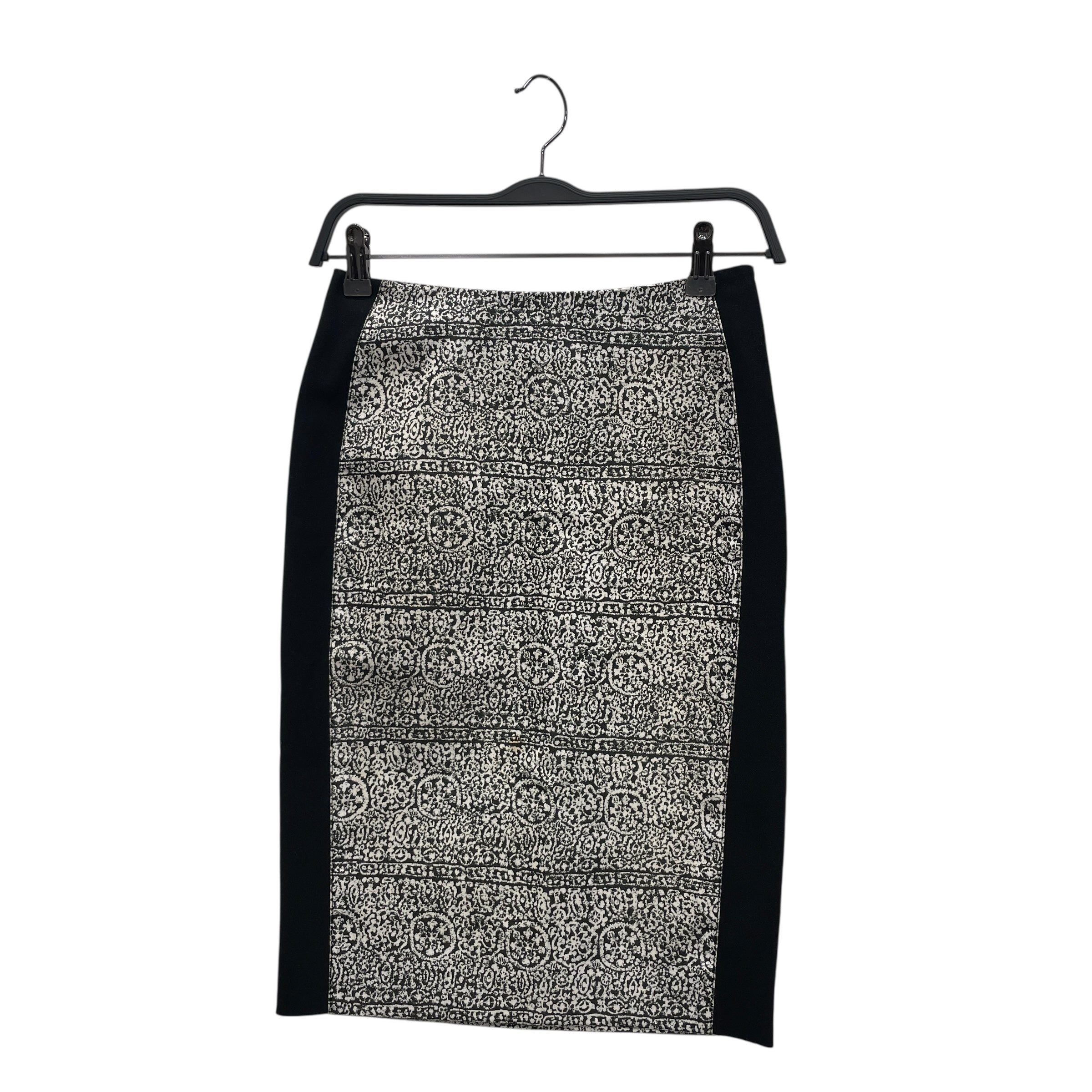 BALENCIAGA/Skirt/36/All Over Print/Cotton/BLK/BLK/WHT ALL OVER PRINT view 1