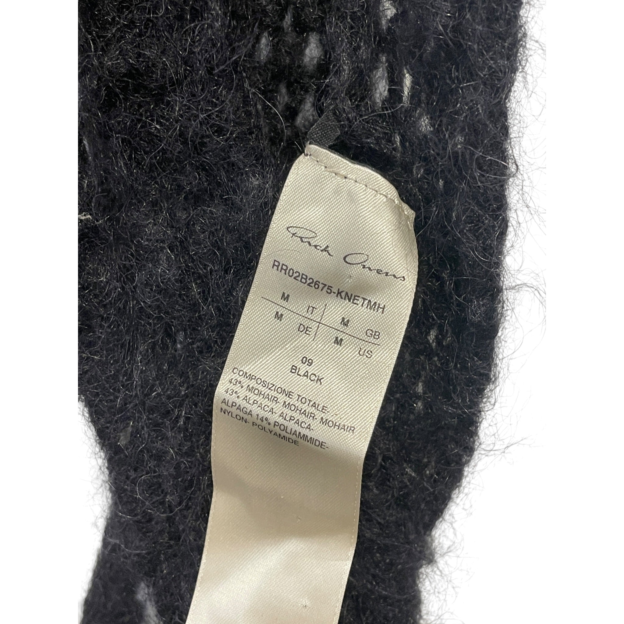 Rick Owens/Dress/M/Wool/BLK/strobe dress FW 22 view 5