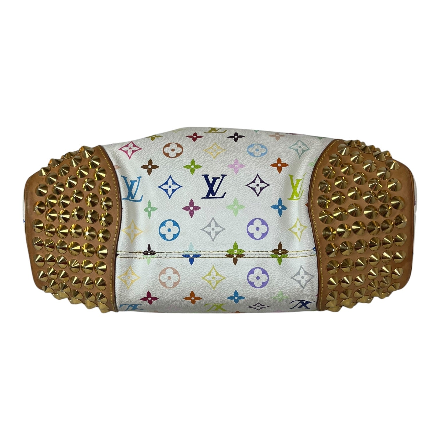 LOUIS VUITTON/Luggage/Monogram/Leather/WHT/STUDDED CHRISSIE view 4