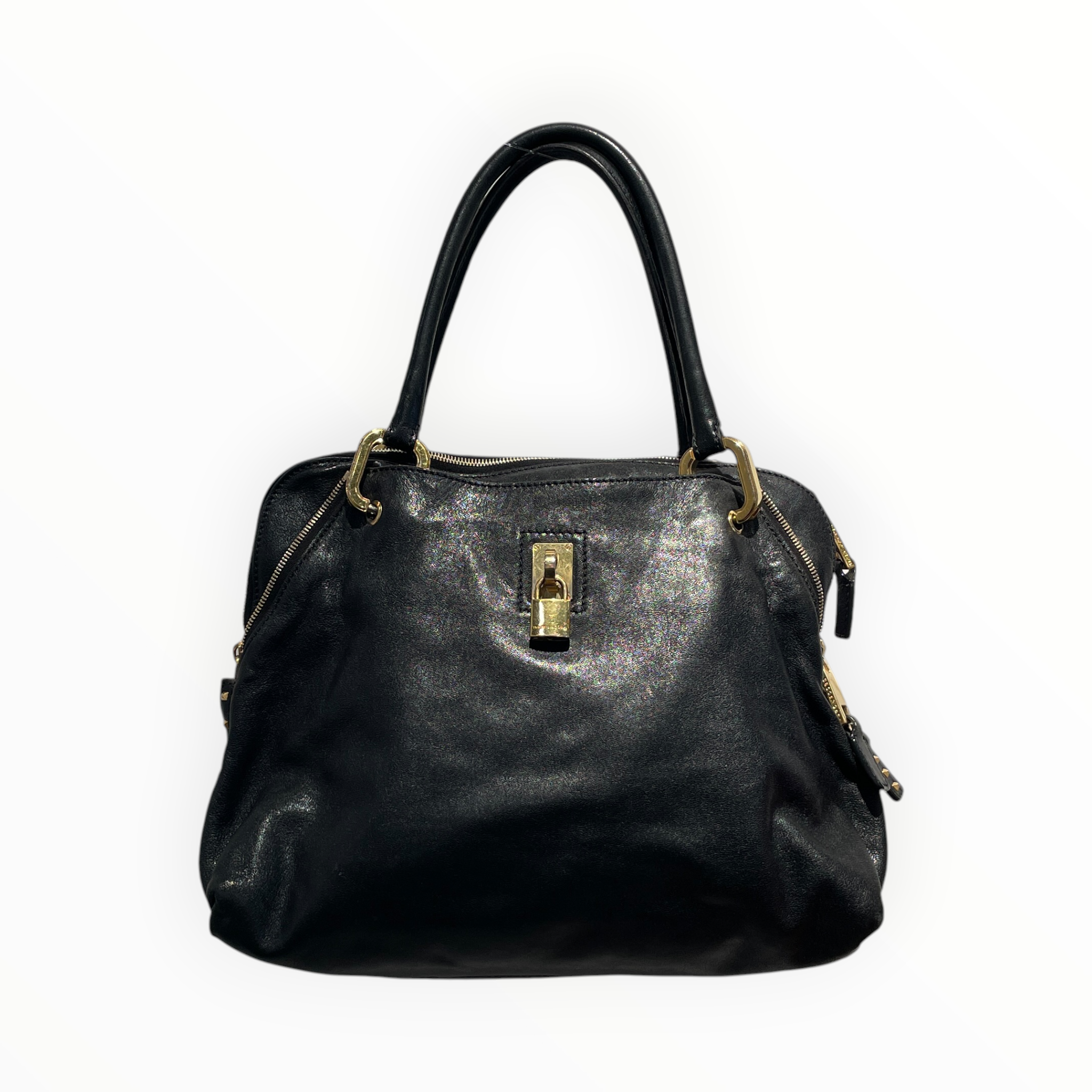MARC JACOBS/Hand Bag/Leather/BLK/PARADISE RIO SATCHEL view 1