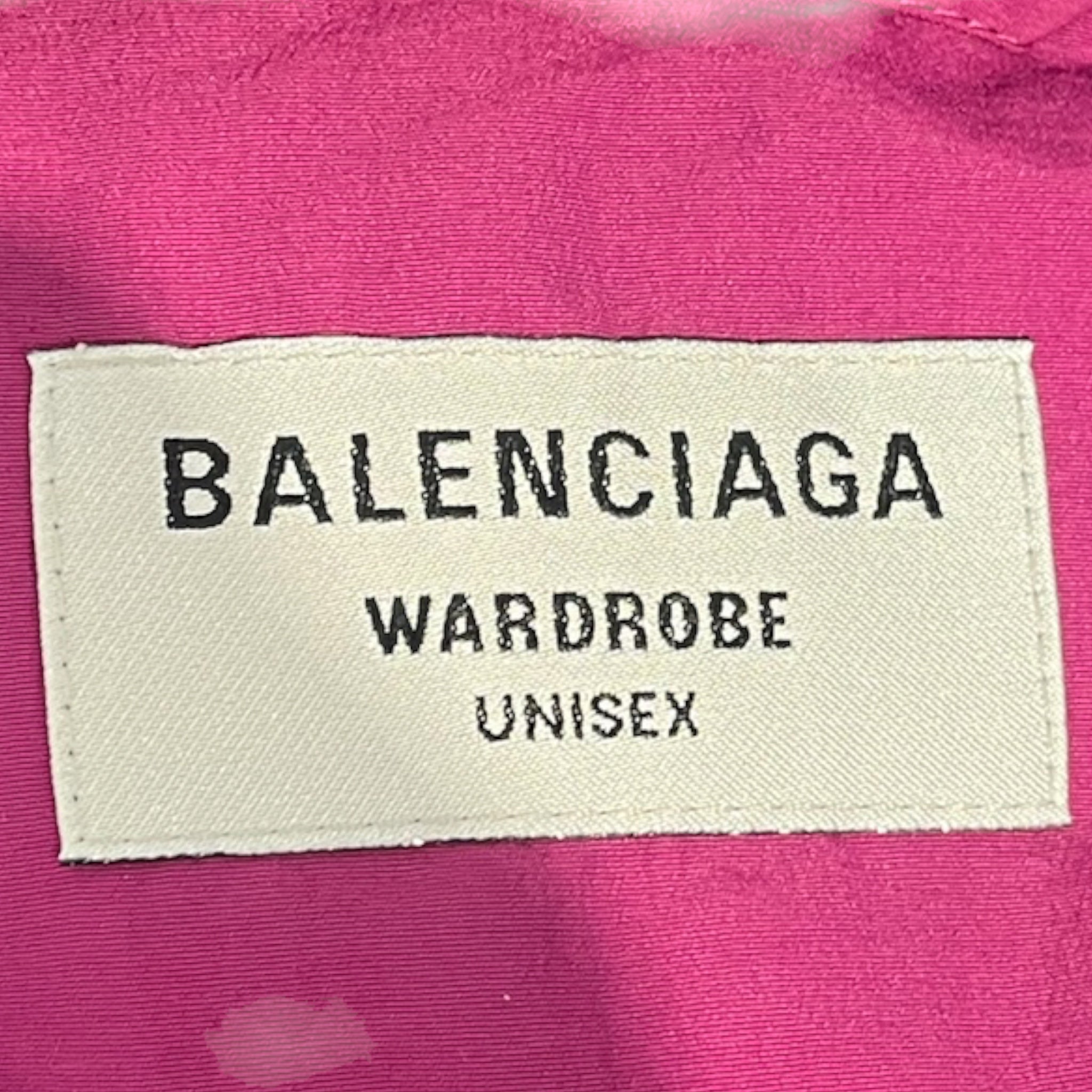 BALENCIAGA/Windbreaker/34/Polyester/PPL/MAGENTA SPORTY B TRACKSUIT view 3