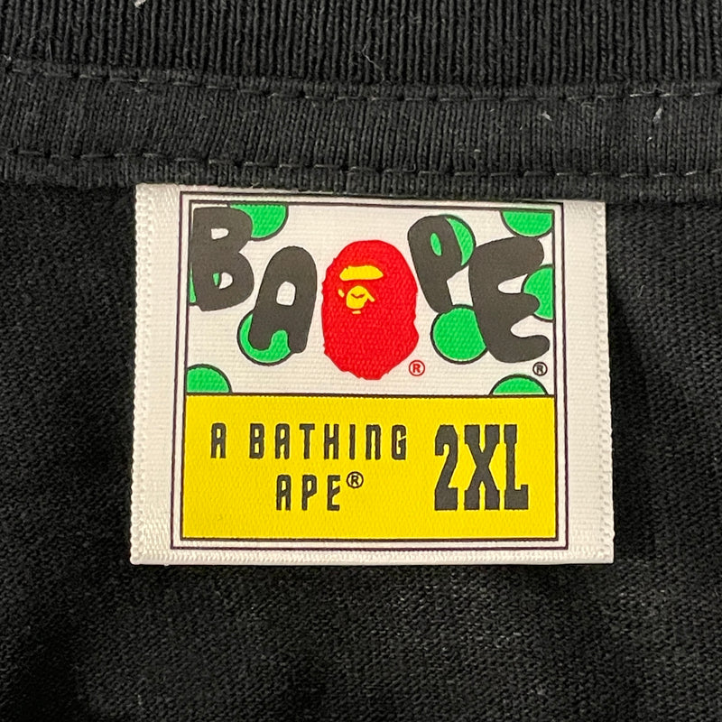 A BATHING APE/T-Shirt/XXL/Cotton/BLK/XXX APE