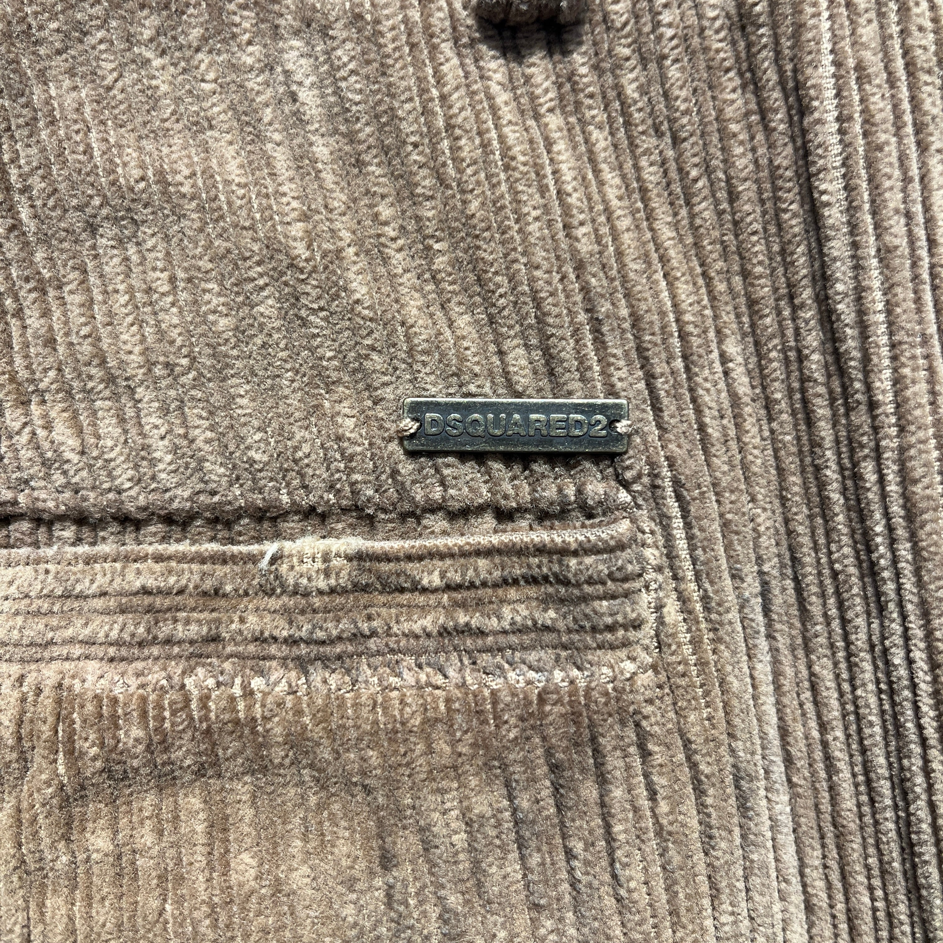DSQUARED2/Pants/40/Corduroy/BRW/Dean Distressed view 4