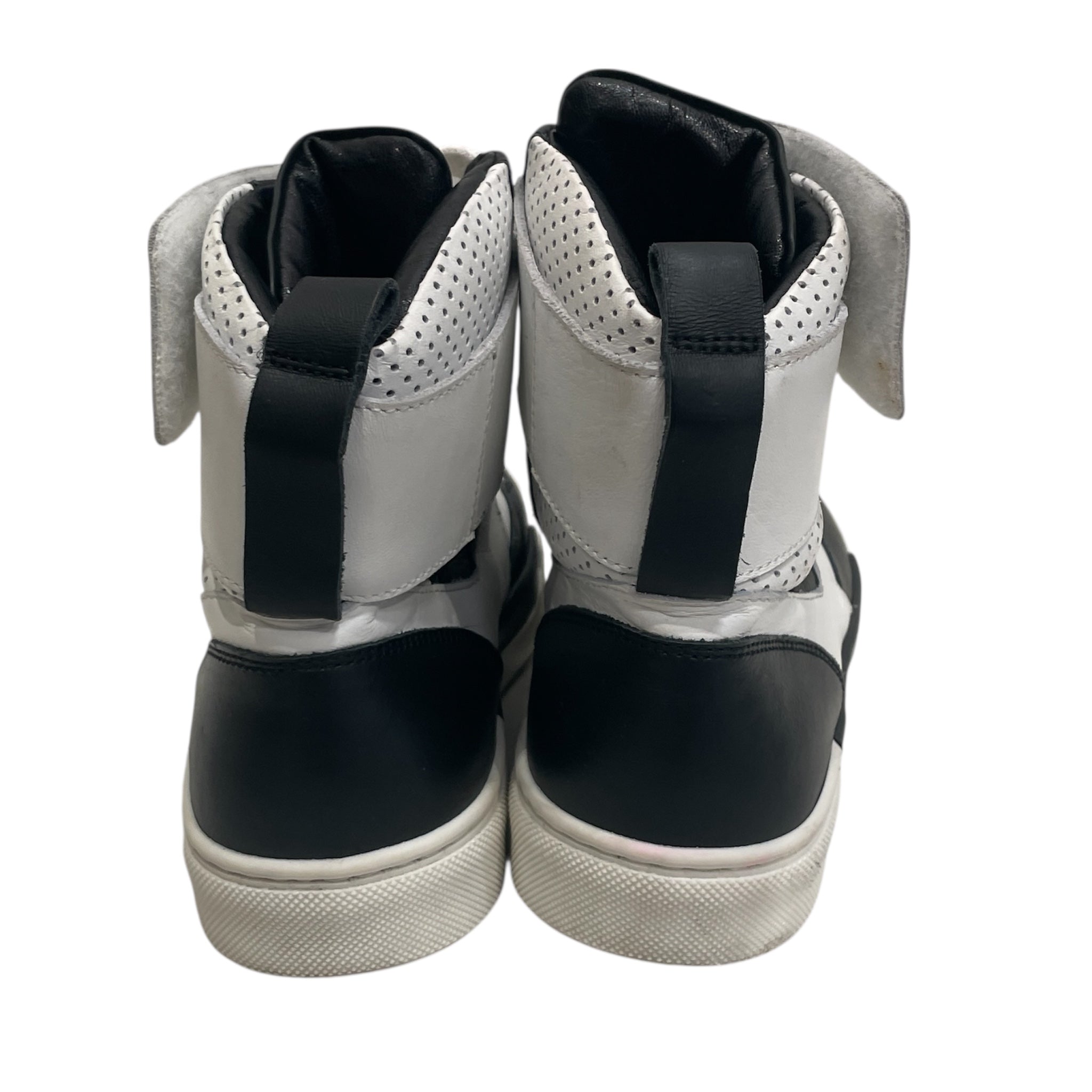 BALMAIN/Hi-Sneakers/EU 35/Leather/WHT/STRAP LOGO HIGH SNEAKER view 3