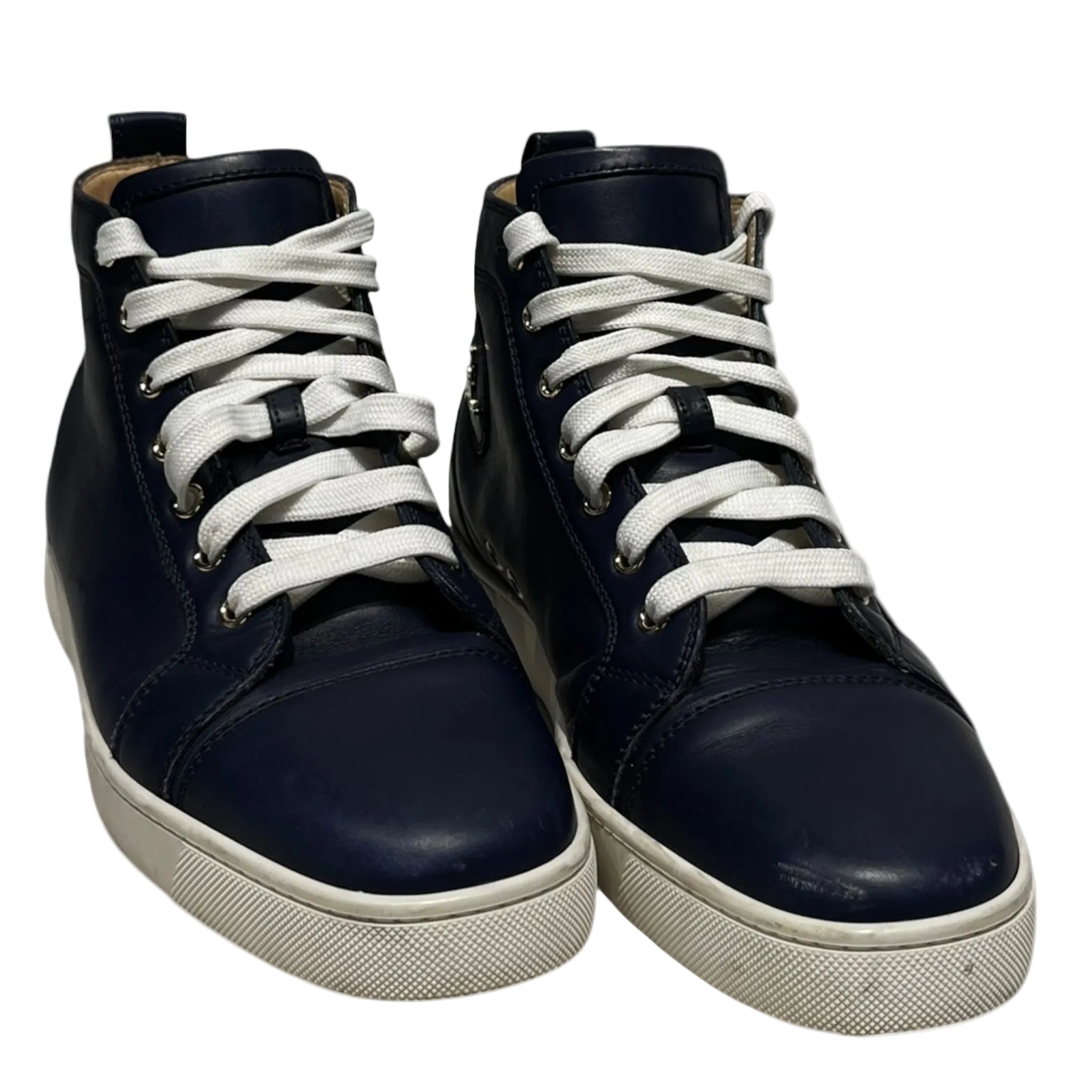 Christian Louboutin/Hi-Sneakers/EU 42/Leather/BLU/SNEAKERS view 1