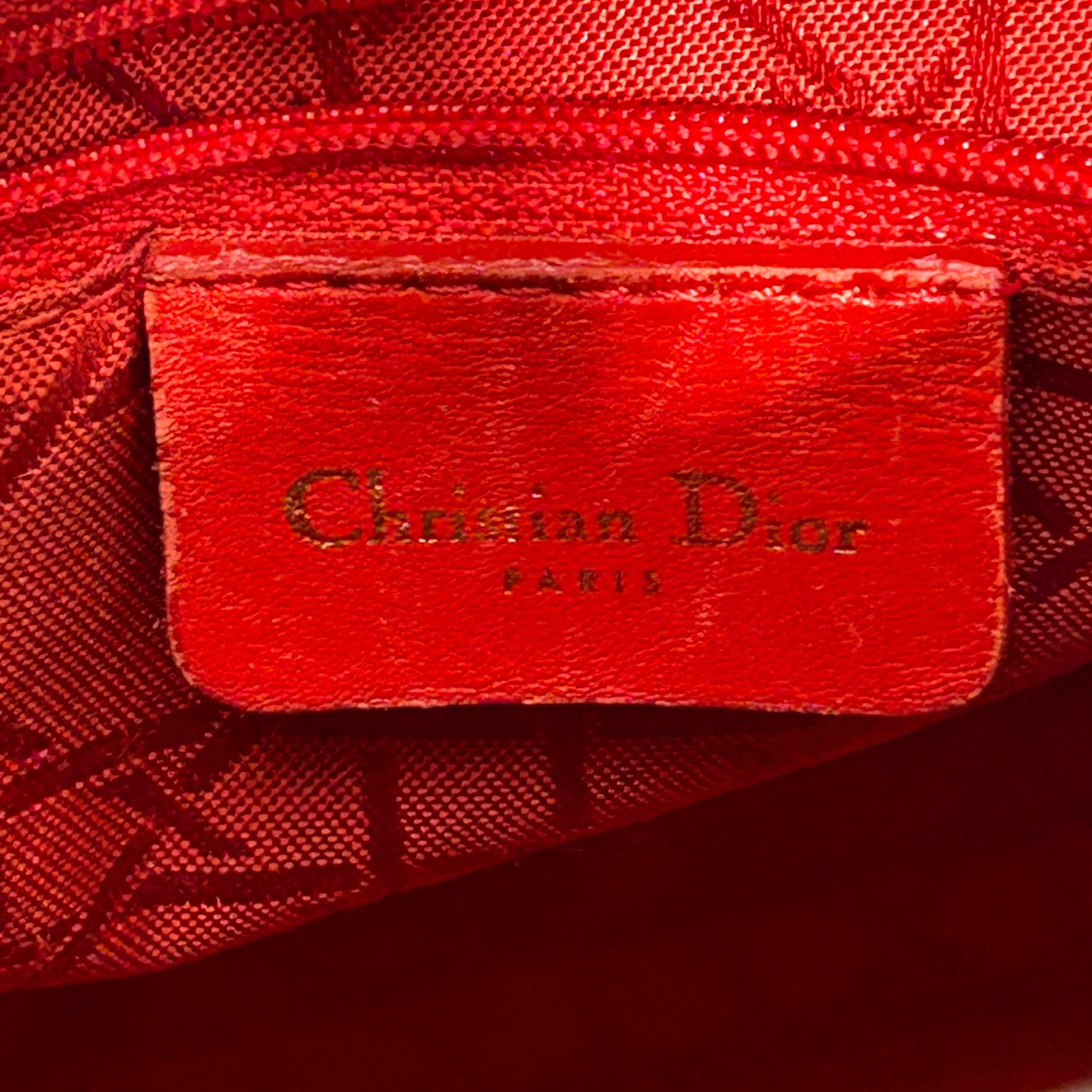 Christian Dior/Hand Bag/Cotton/BLK/VINTAGE LADY DIOR view 5