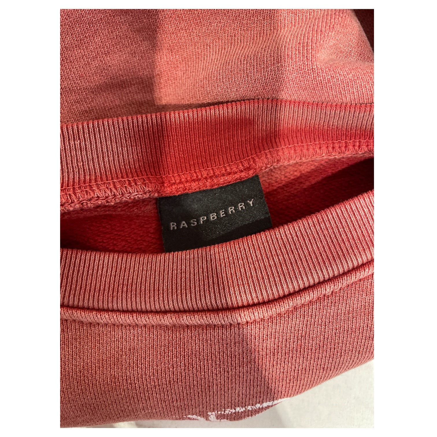 GV GALLERY RASBERRY HILLS/Sweatshirt/M/Cotton/RED/BASKETBALL CROPPED SWEATSHRT view 3