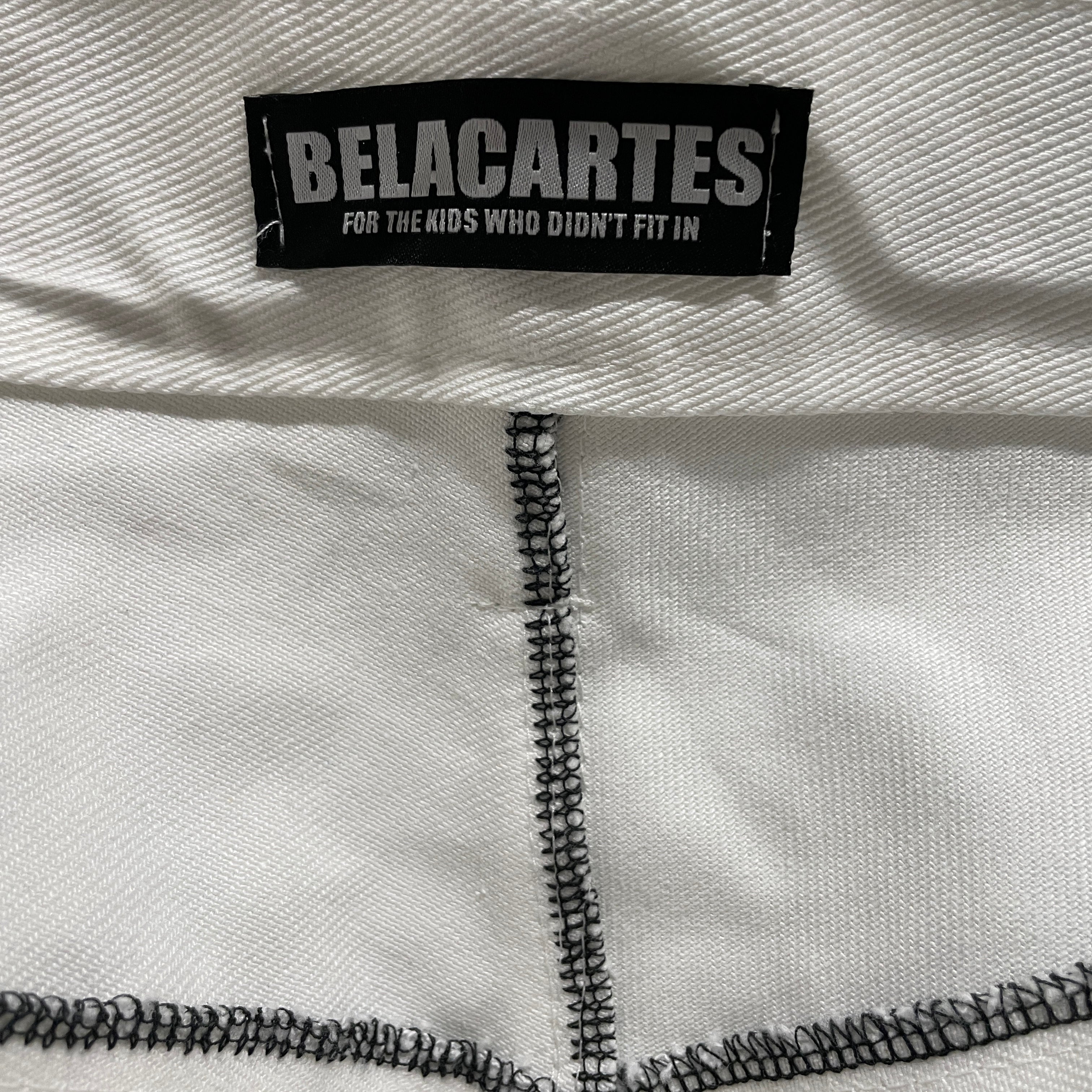 BELACARTES/Shorts/OS/Leather/WHT/AVANT GARDE/FOR UZI view 3