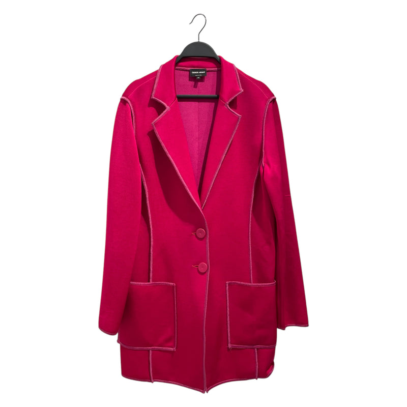 GIORGIO ARMANI/Tailored Jkt/48/Polyester/PNK/
