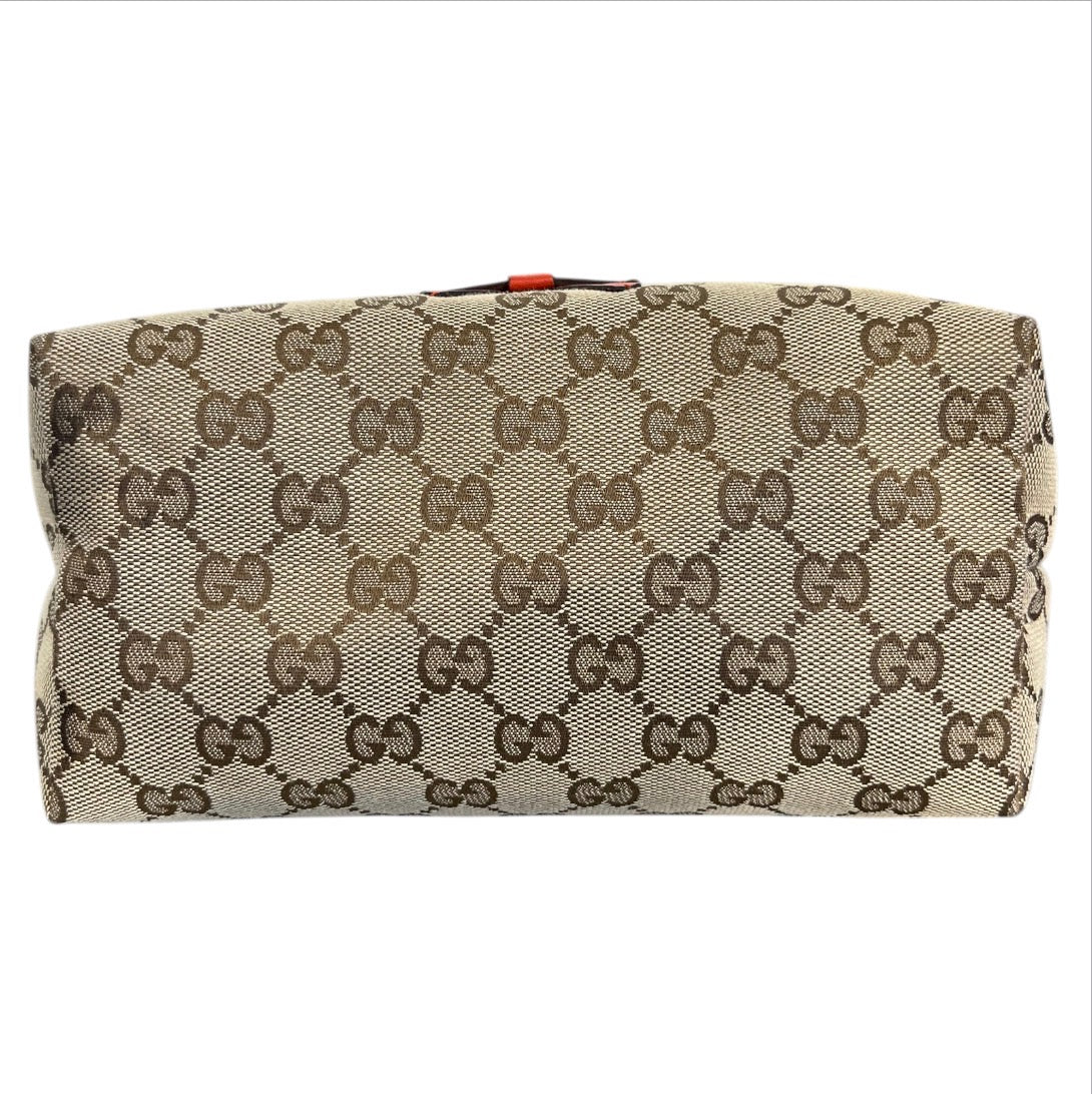GUCCI/Hand Bag/Monogram/Leather/BEG/CANVAS ZOO PARROT view 3