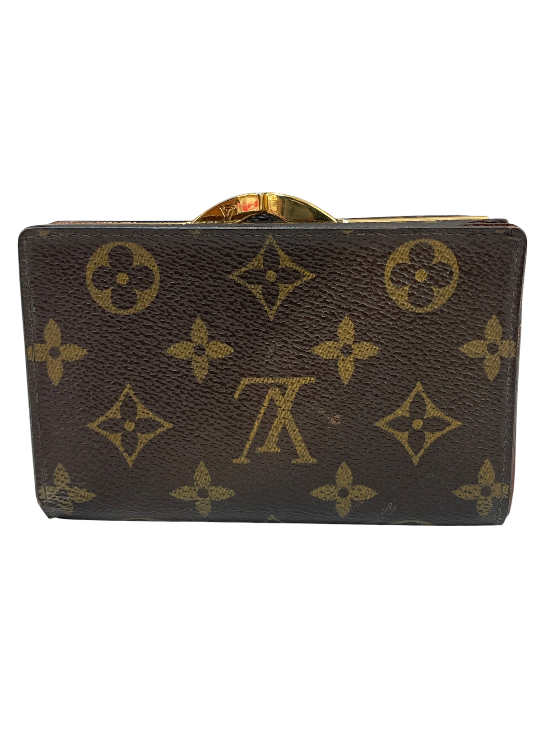 LOUIS VUITTON/Wallet/Monogram/Leather/BRW/L's/Vintage French Purse view 2