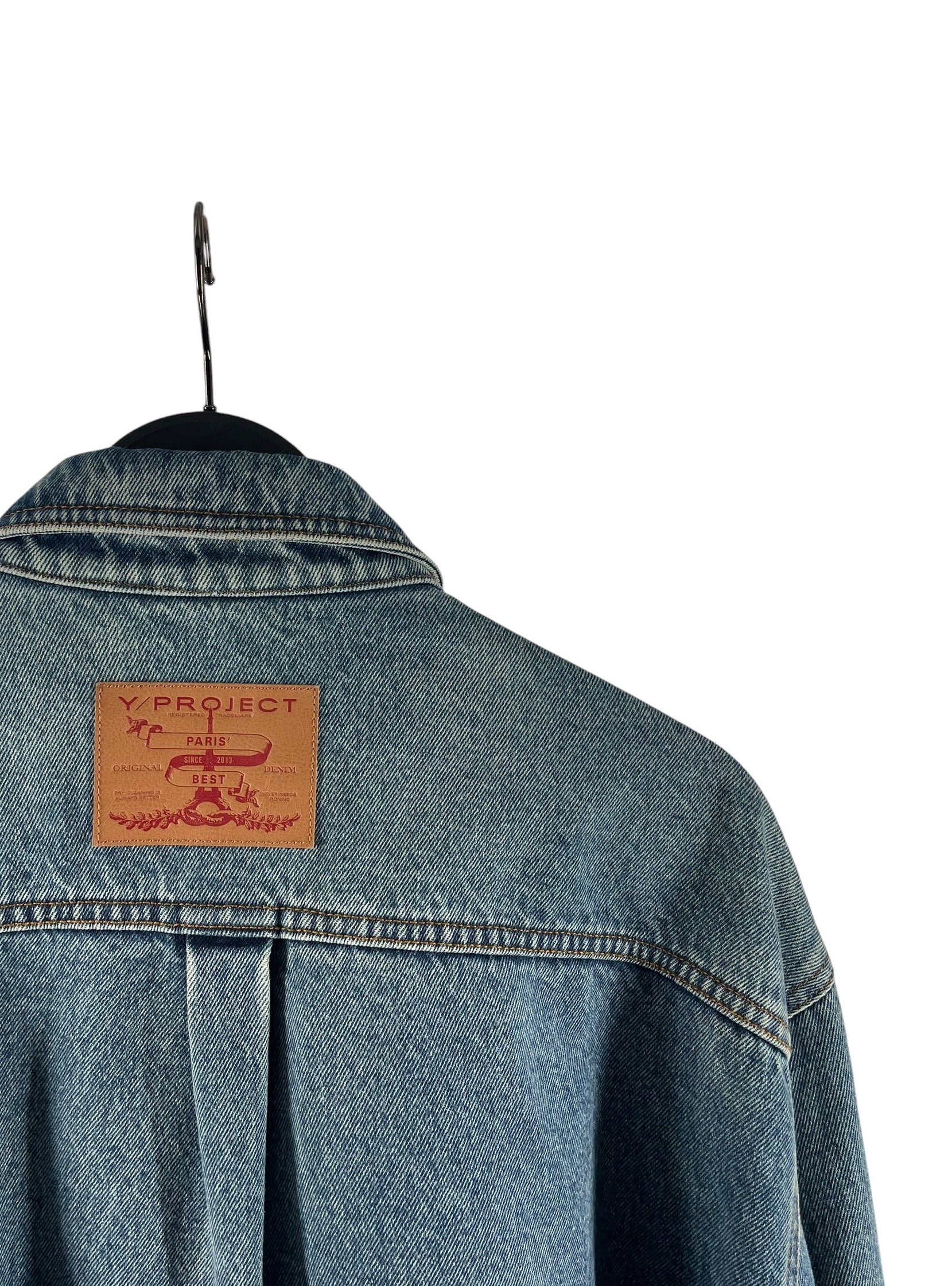 Y/PROJECT/Denim Jkt/L/Cotton/BLU/REMOVABLE FRONT DENIM SHIRT view 4