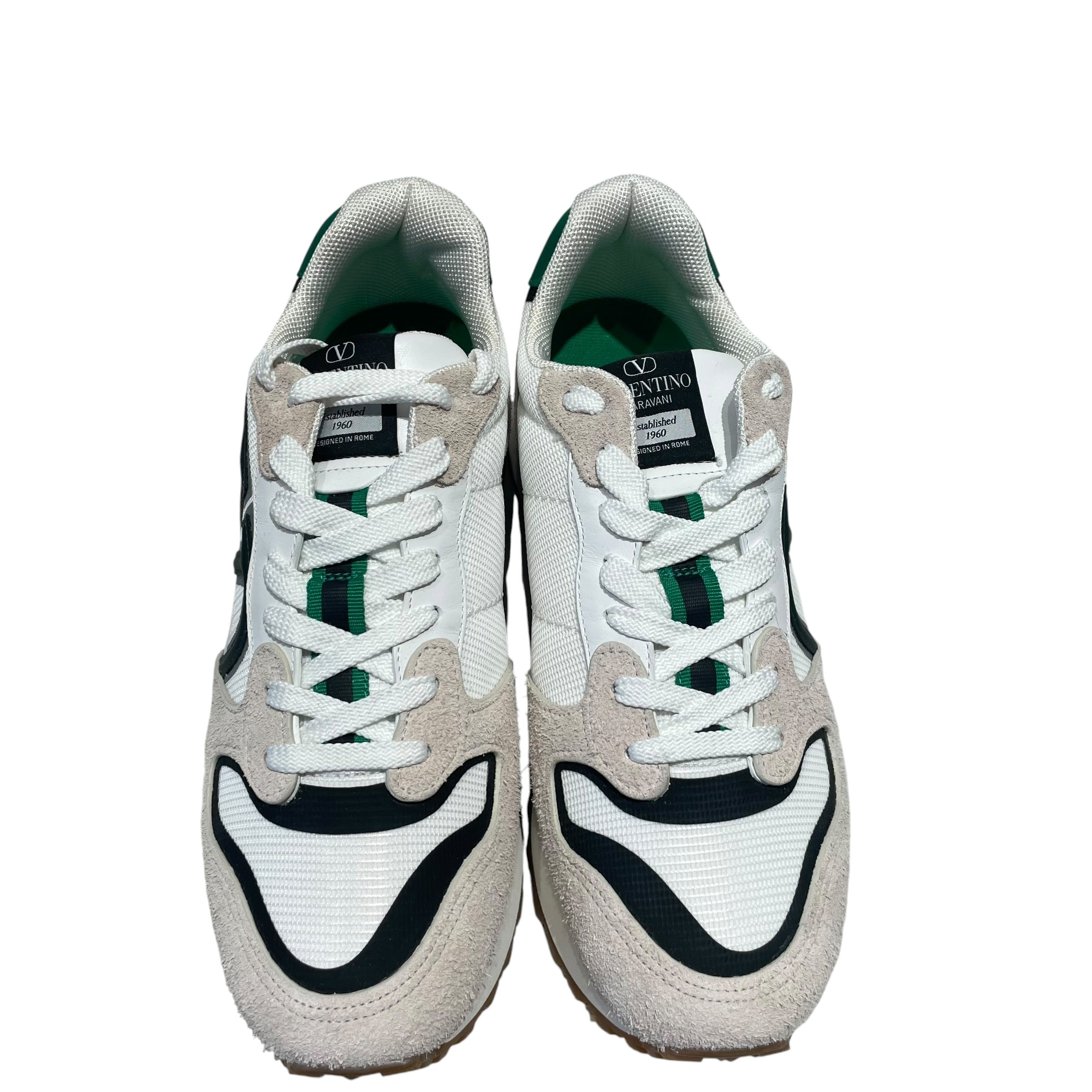 VALENTINO GARAVANI/Low-Sneakers/EU 41.5/Suede/CRM/vlogo view 3