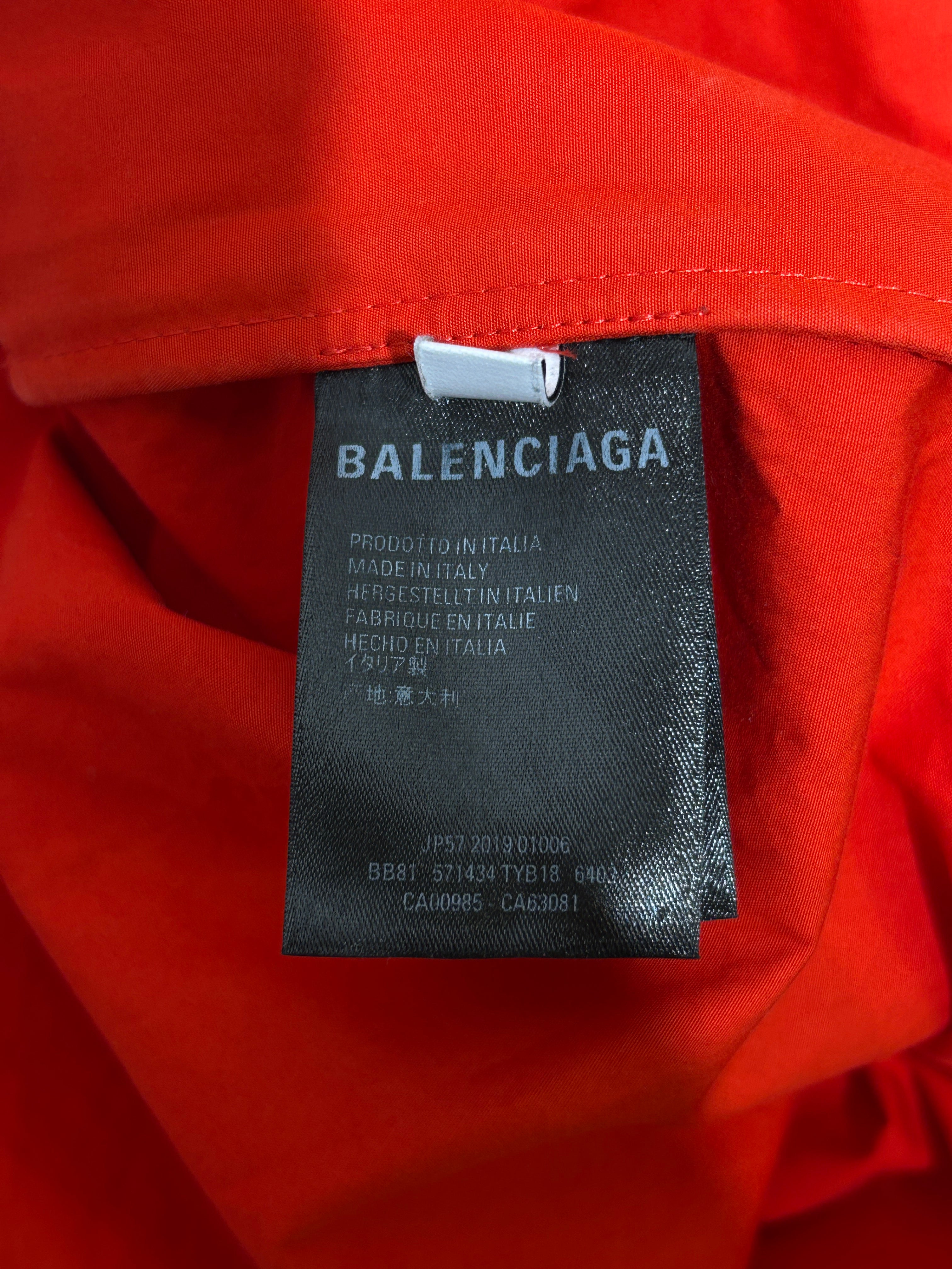 BALENCIAGA/Windbreaker/44/Nylon/RED/ view 3