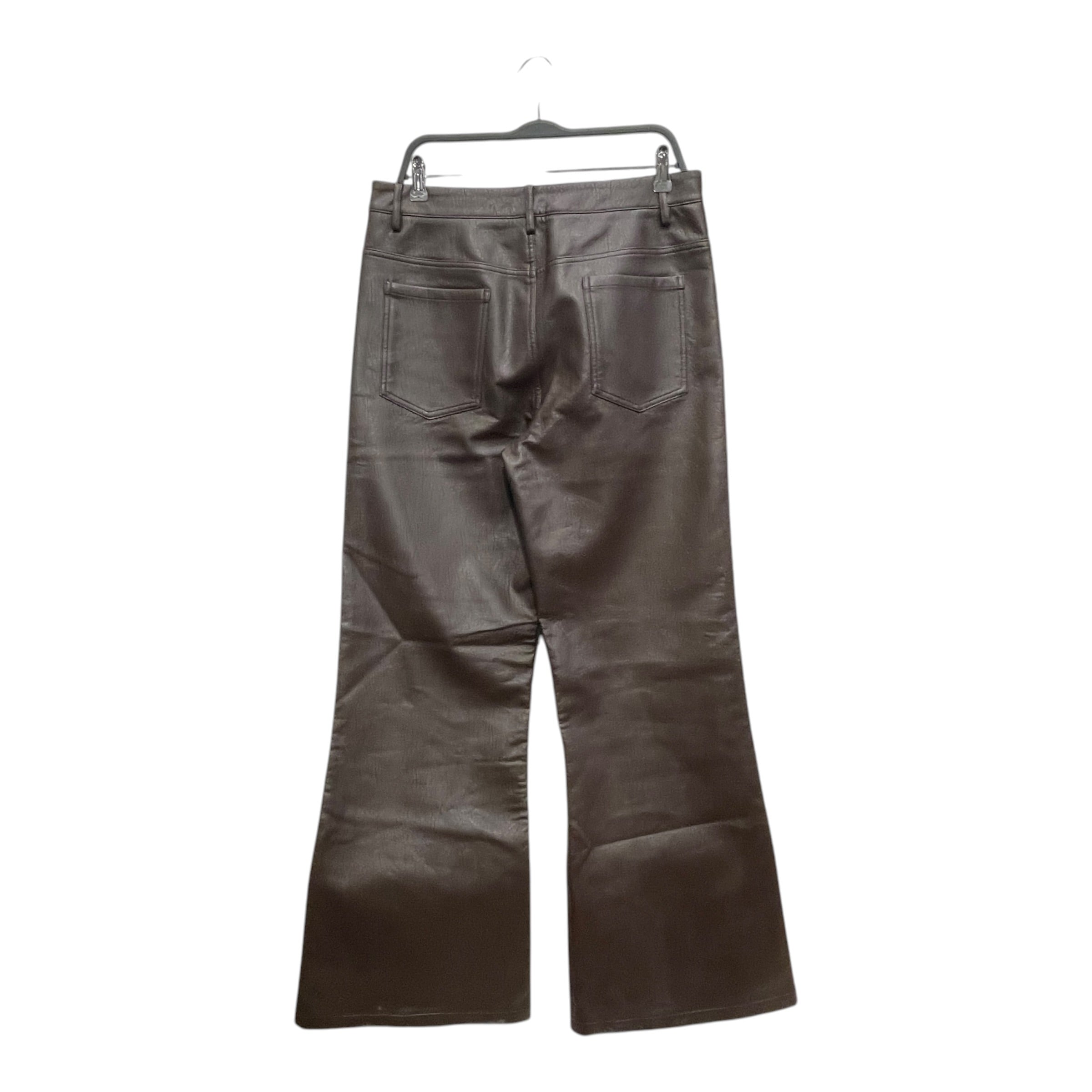 GOLDEN GOOSE/Bootcut Pants/L/Leather/BRW/LEFT THIGH PATCH POCKET view 2