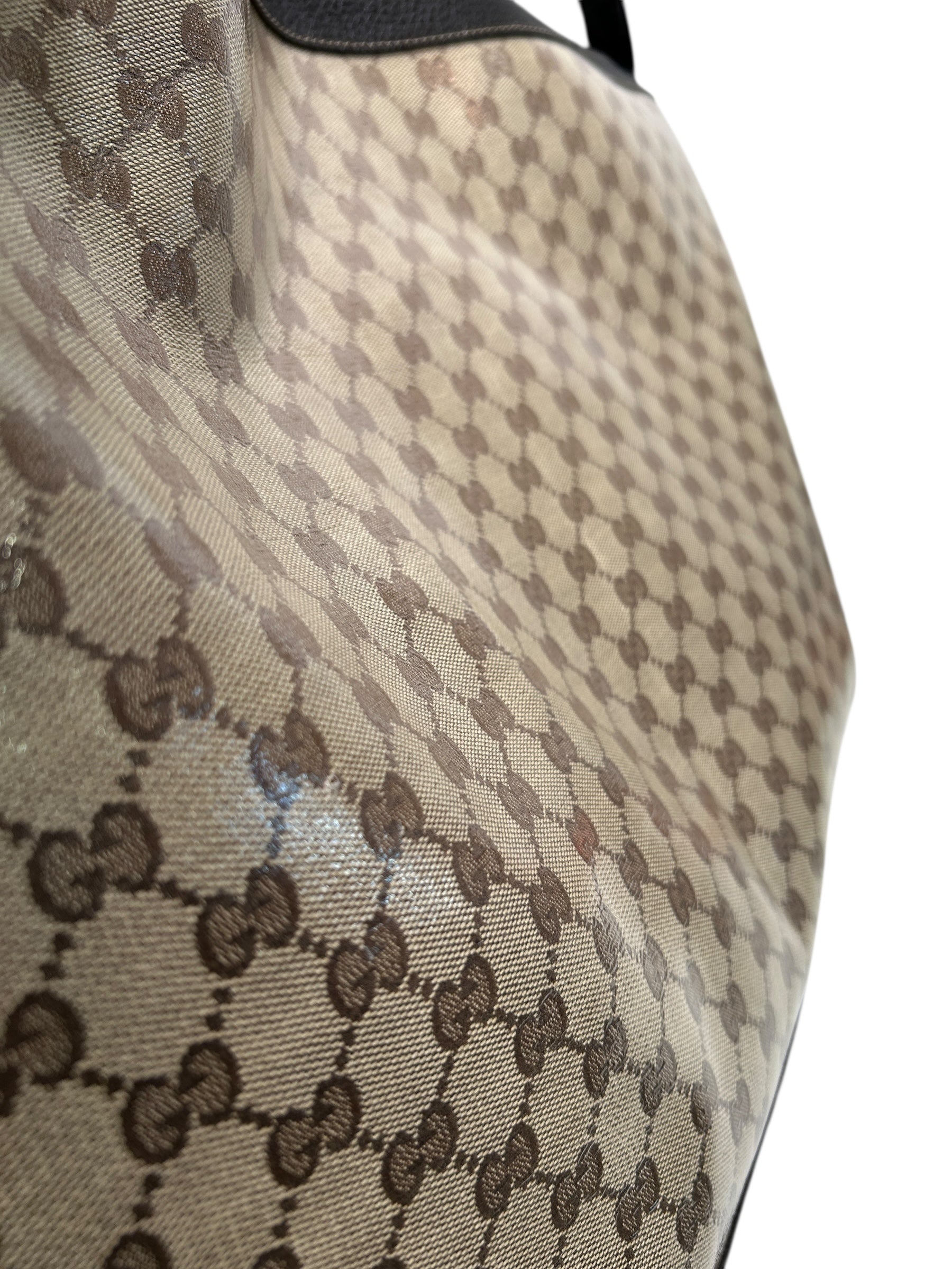 GUCCI/Tote Bag/Leather/BEG/MONOGRAM TOTE view 6