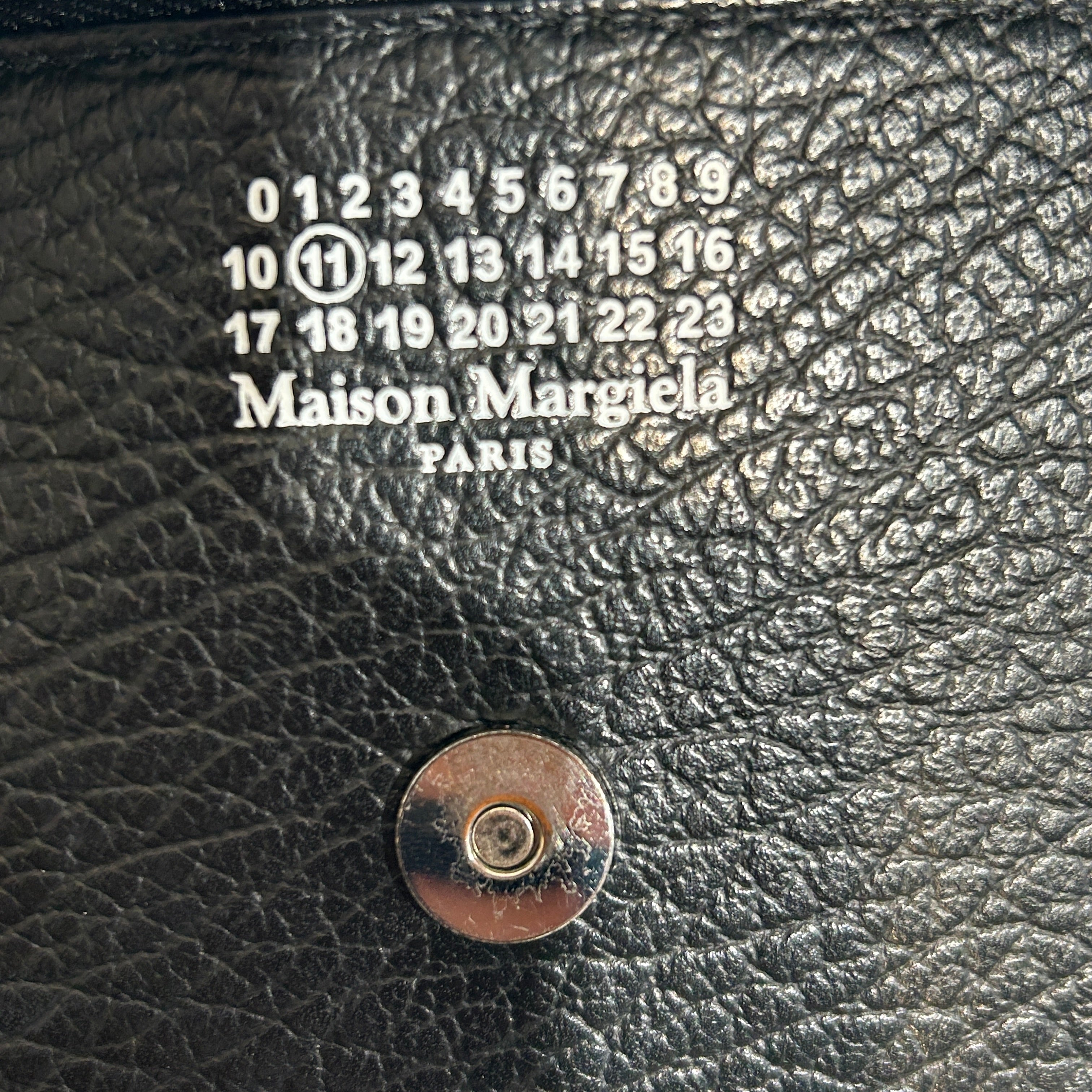 Maison Margiela/Cross Body Bag/Leather/BLK/chain crossbody clutch view 3