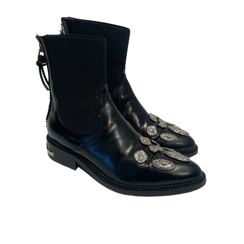 TOGA PULLA/Boots/US 6/Leather/BLK/AJ990 - Black Polo
