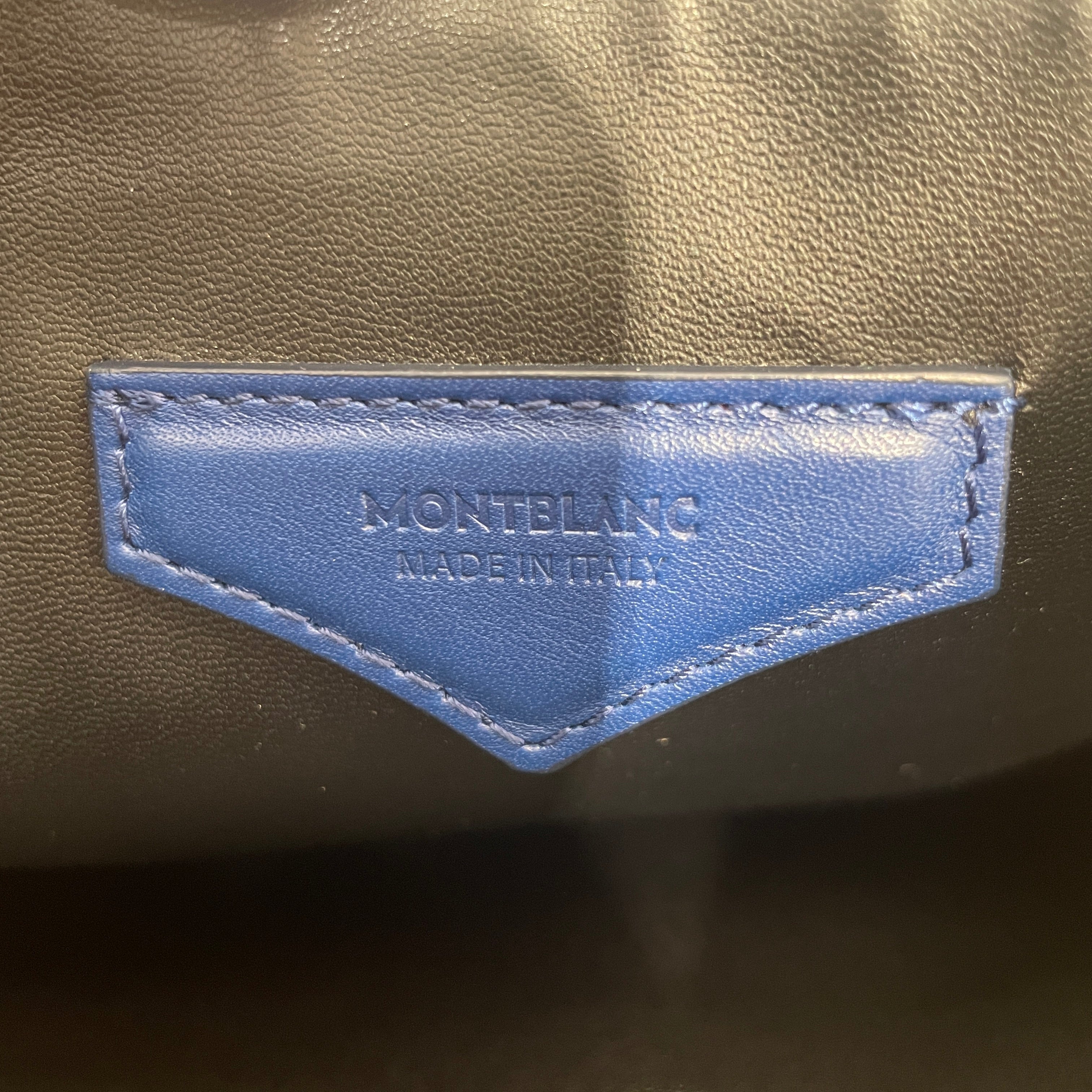 MONTBLANC/Pouch/Leather/BLU/Mopntbalnc Blue Pouch view 5