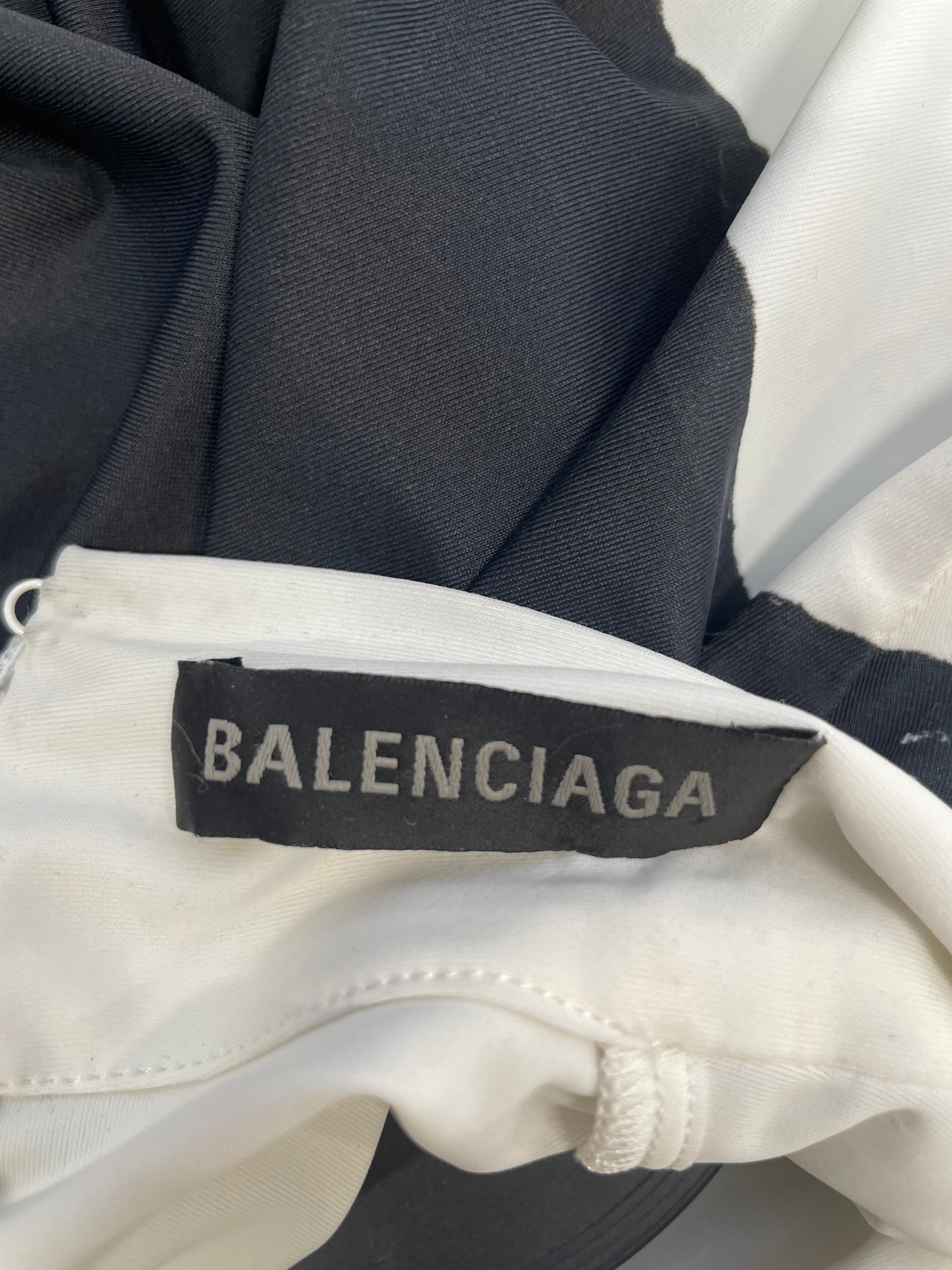 BALENCIAGA/LS T-Shirt/36/Graphic/Polyester/WHT/LACE TOP PRINT view 4
