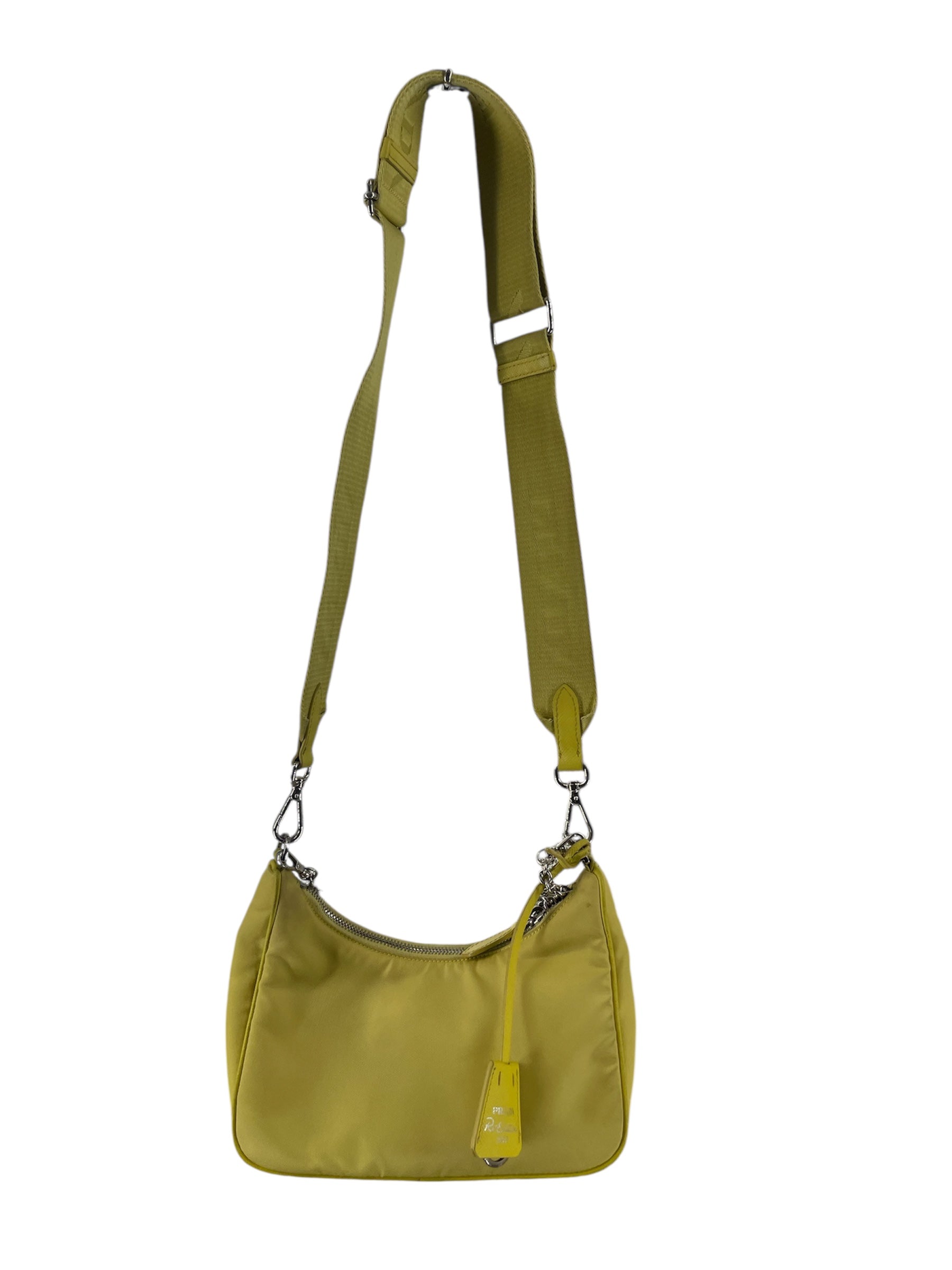 PRADA/Bag/Nylon/YEL/TESSUTO RE-EDTION NEON YELLOW view 2