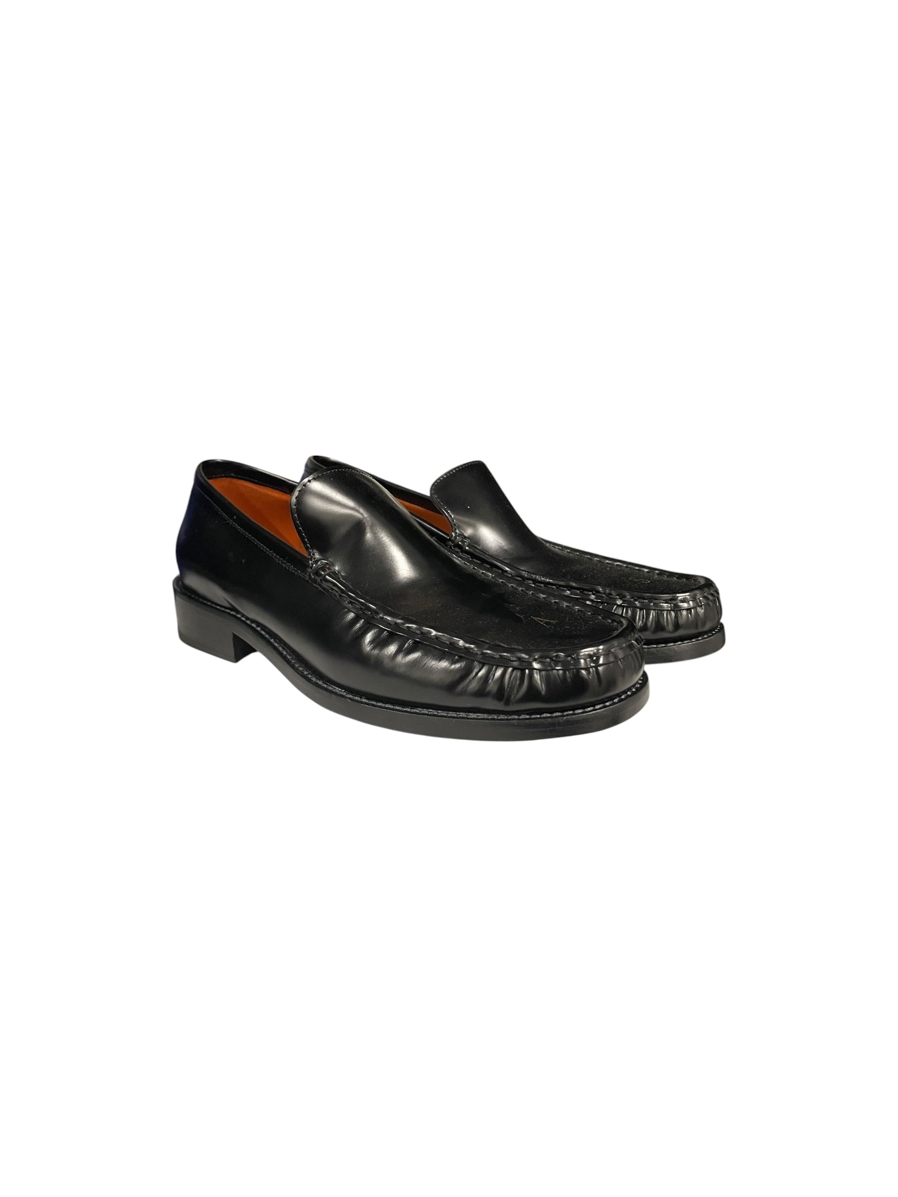 Acne Studios/Loafers/EU 41/Leather/BLK/TEXT ON TOE view 1
