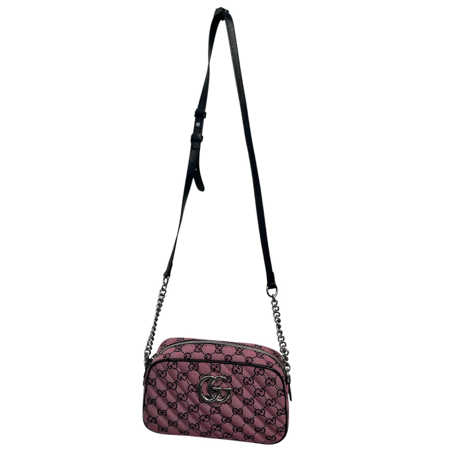 GUCCI/Cross Body Bag/Monogram/PNK/ marmont view 5