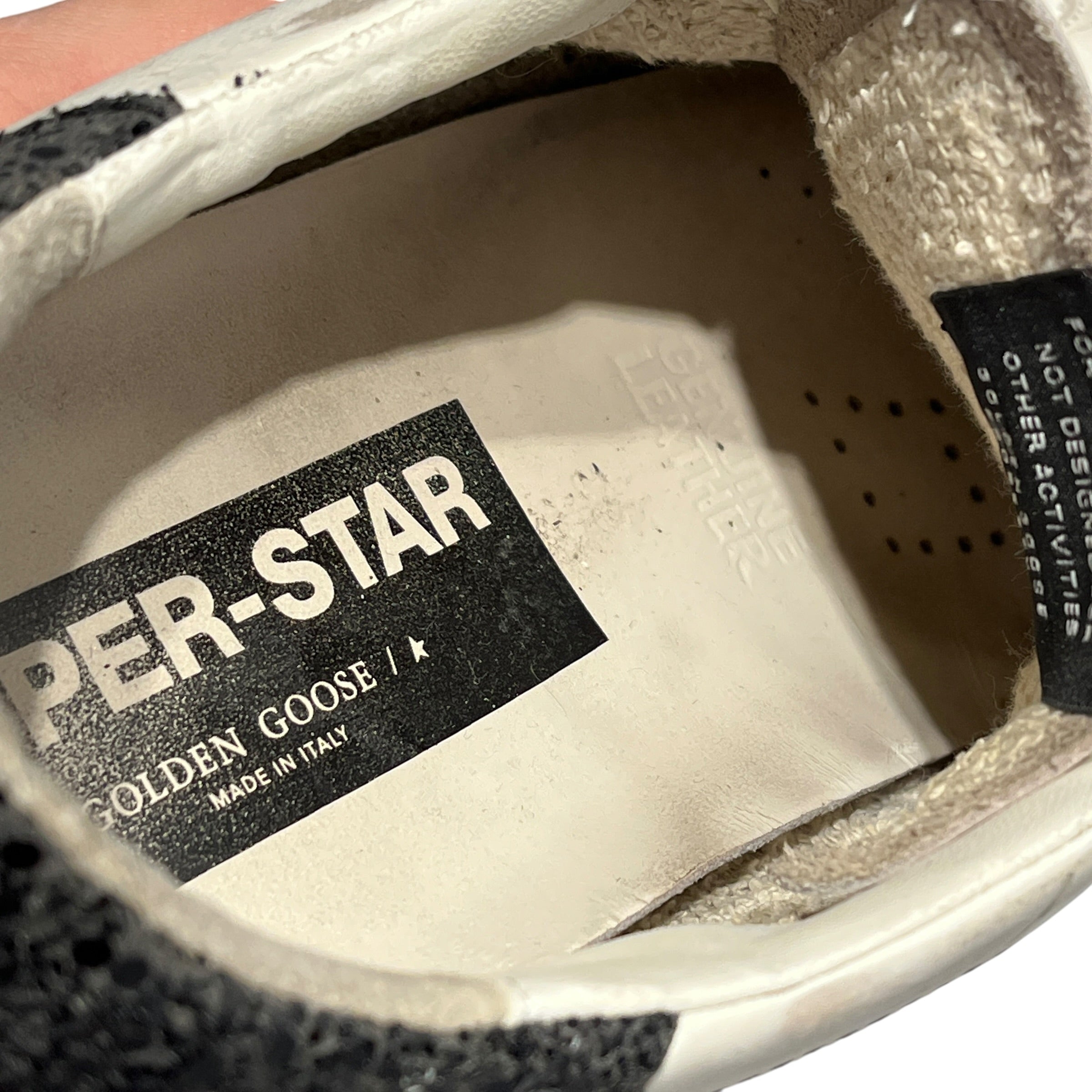 GOLDEN GOOSE/Low-Sneakers/US 6/Leather/WHT/golden star view 4